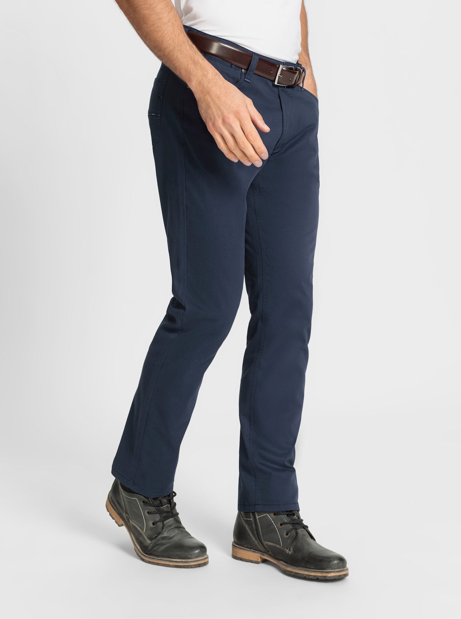 Brühl 5-Pocket-Hose in Twill Qualität - dunkelblau