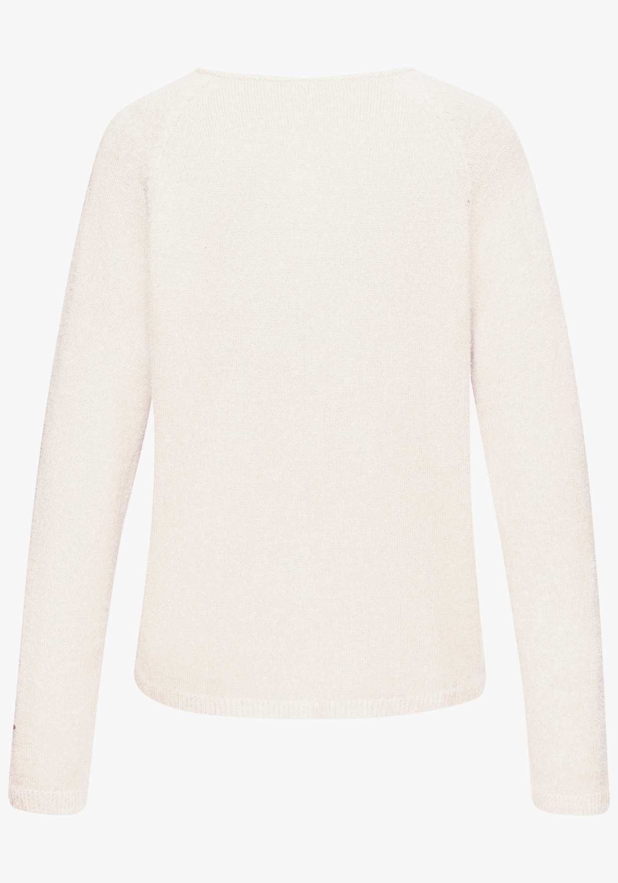 Buffalo V-Ausschnitt-Pullover - creme