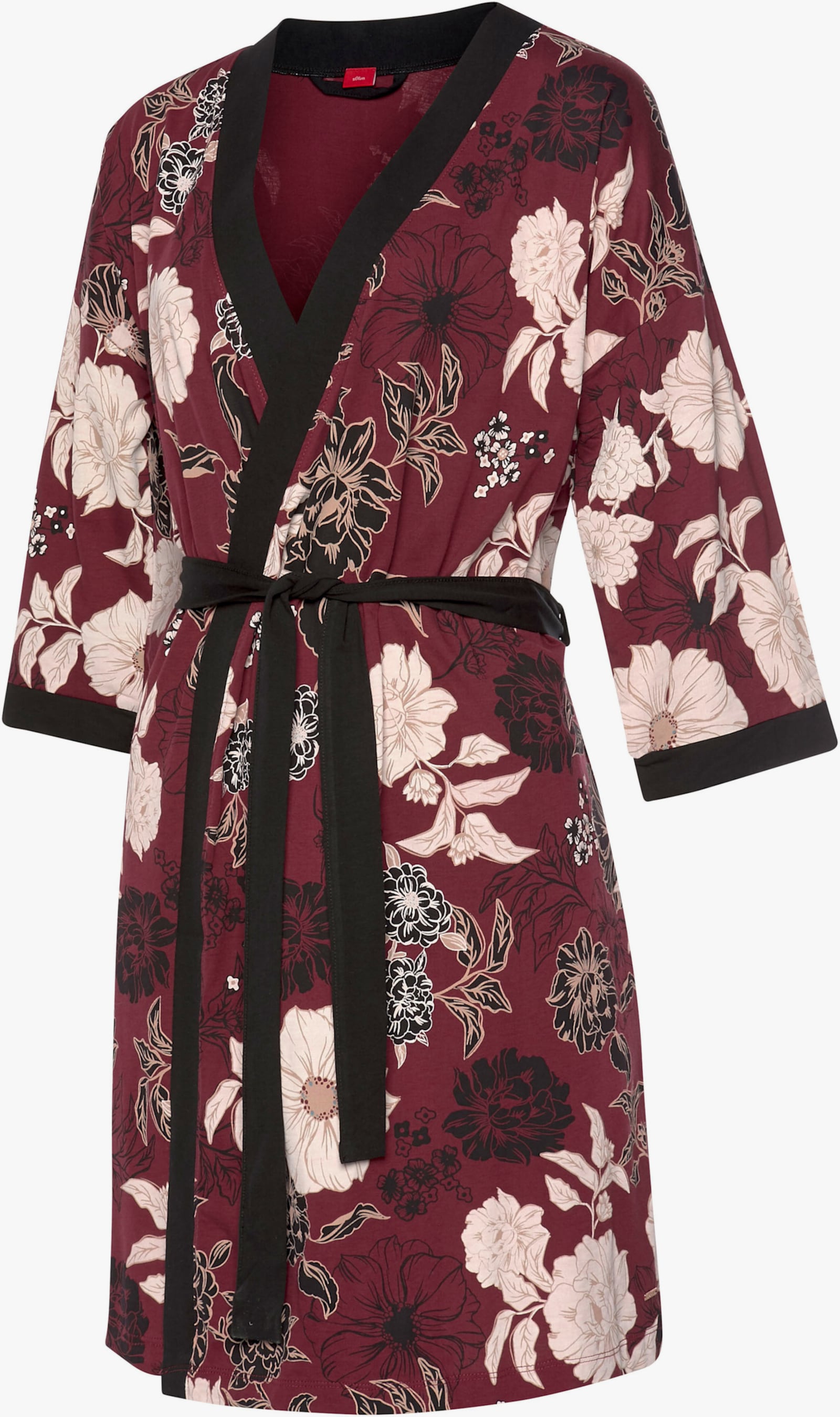 s.Oliver Kimono - bordeaux-noir