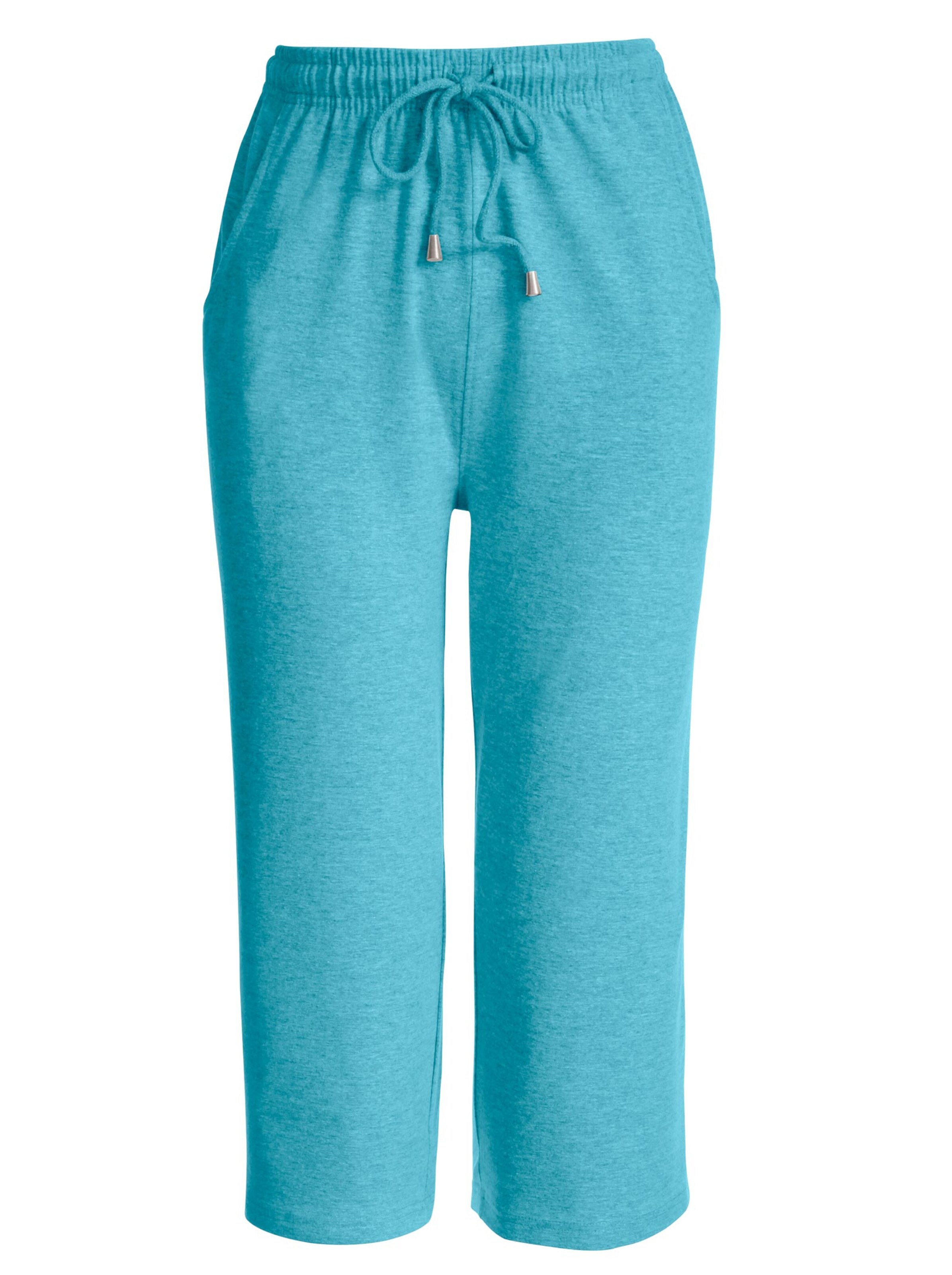 Capri-Freizeithose - türkis