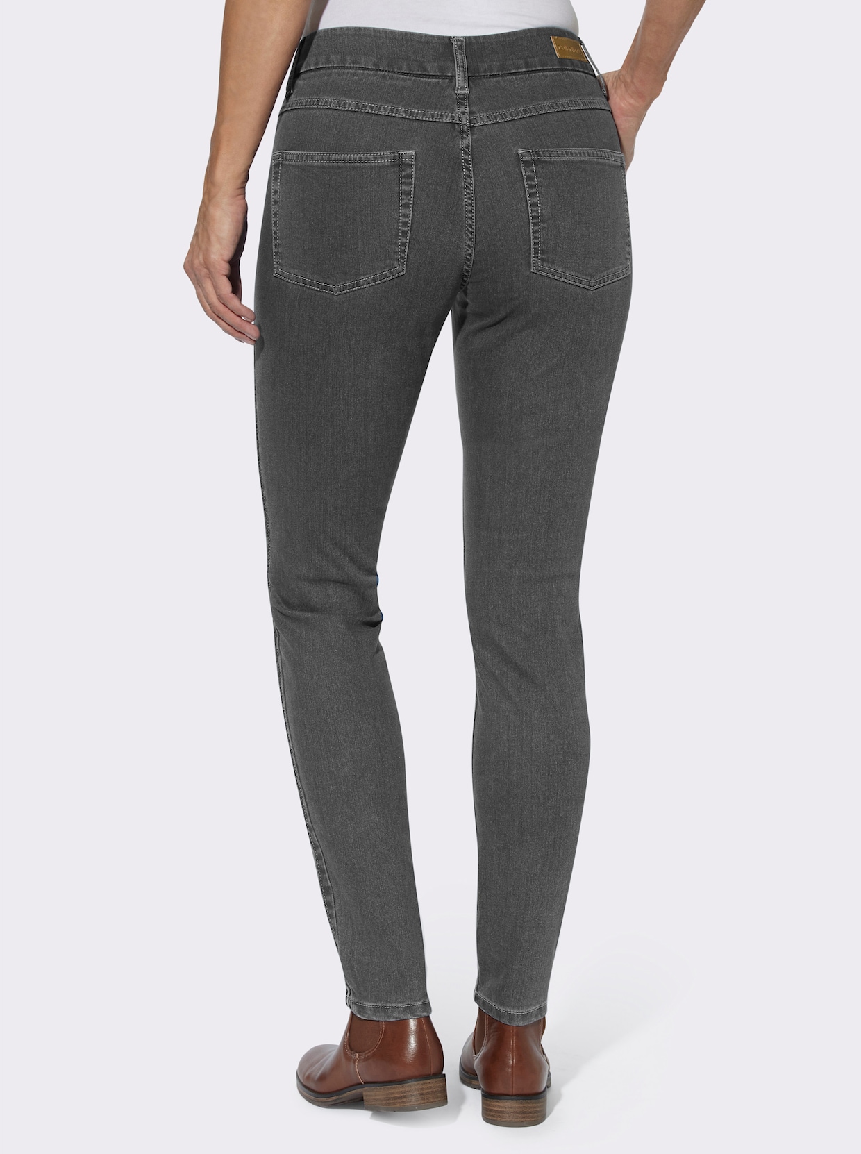 Thermo-Jeans - grey-denim