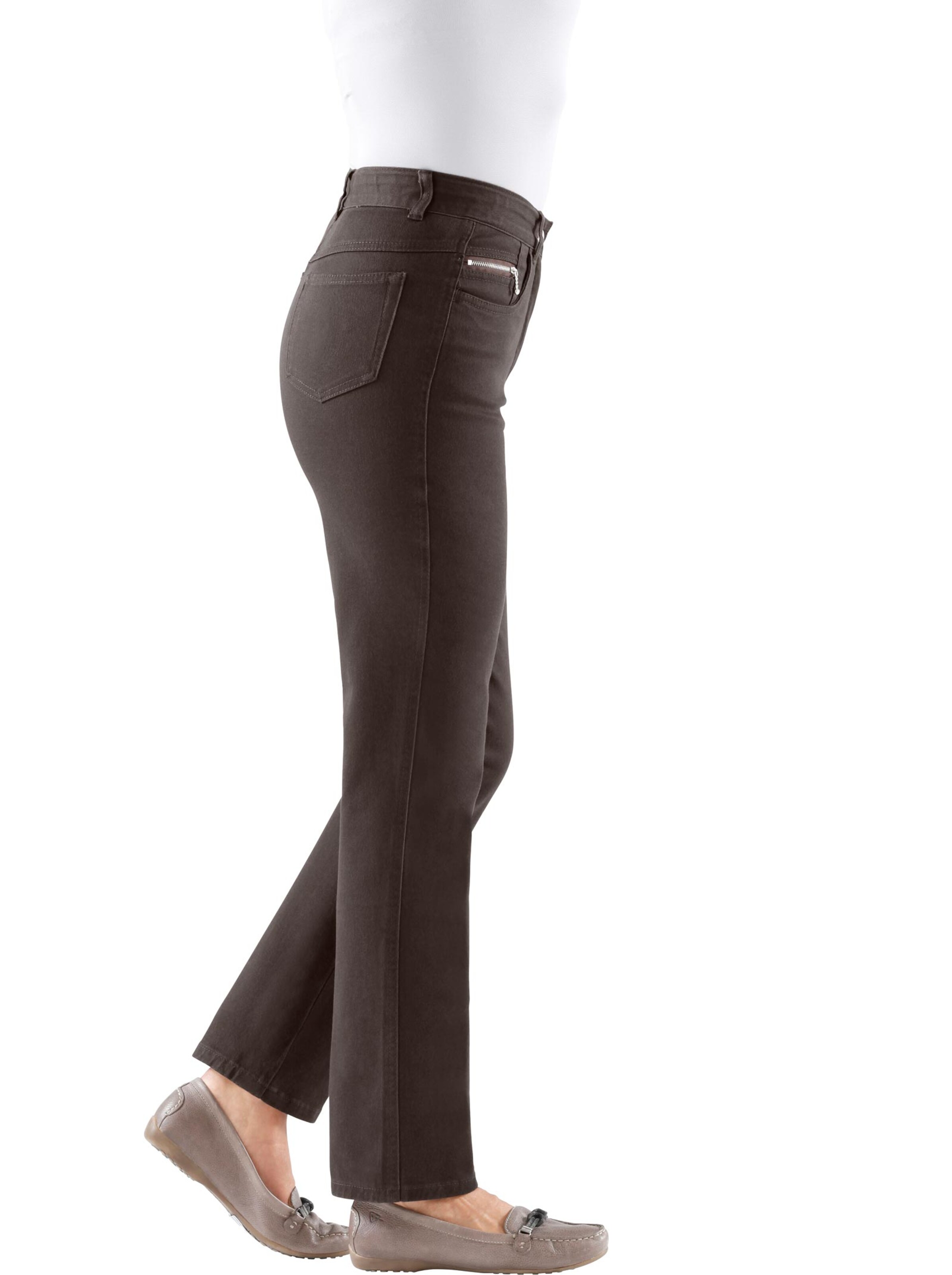 Collection L Jeans - schokobraun