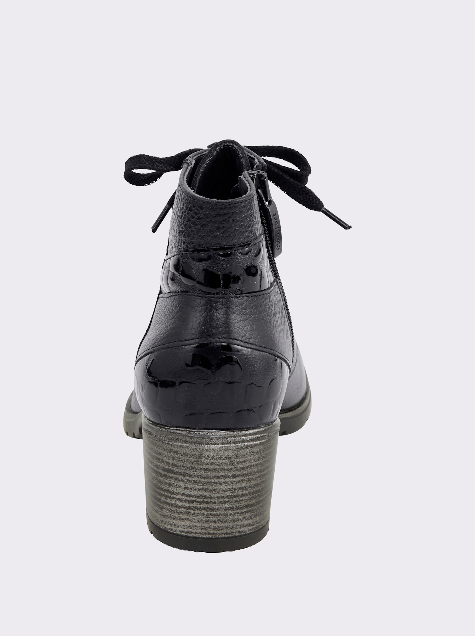 heine Schnürstiefelette - schwarz