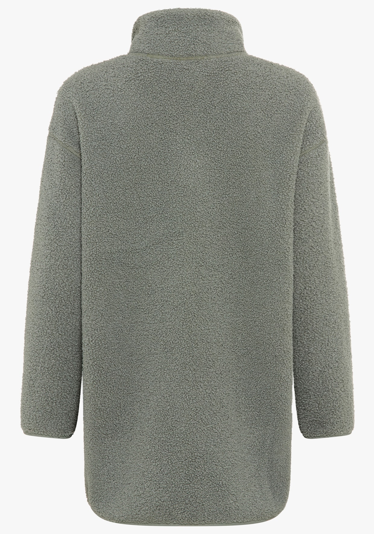 Fleecejacke - grau-grün