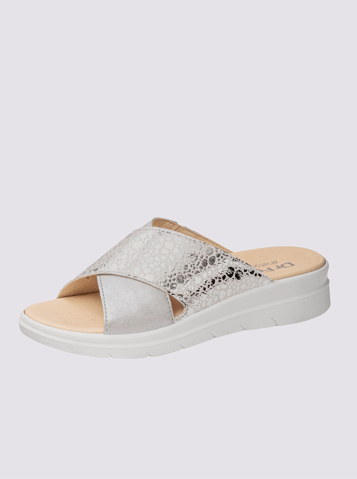 Dr. Feet Hausschuhe - silberfarben