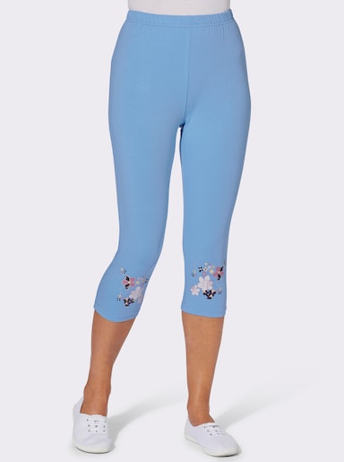 Caprileggings - mittelblau