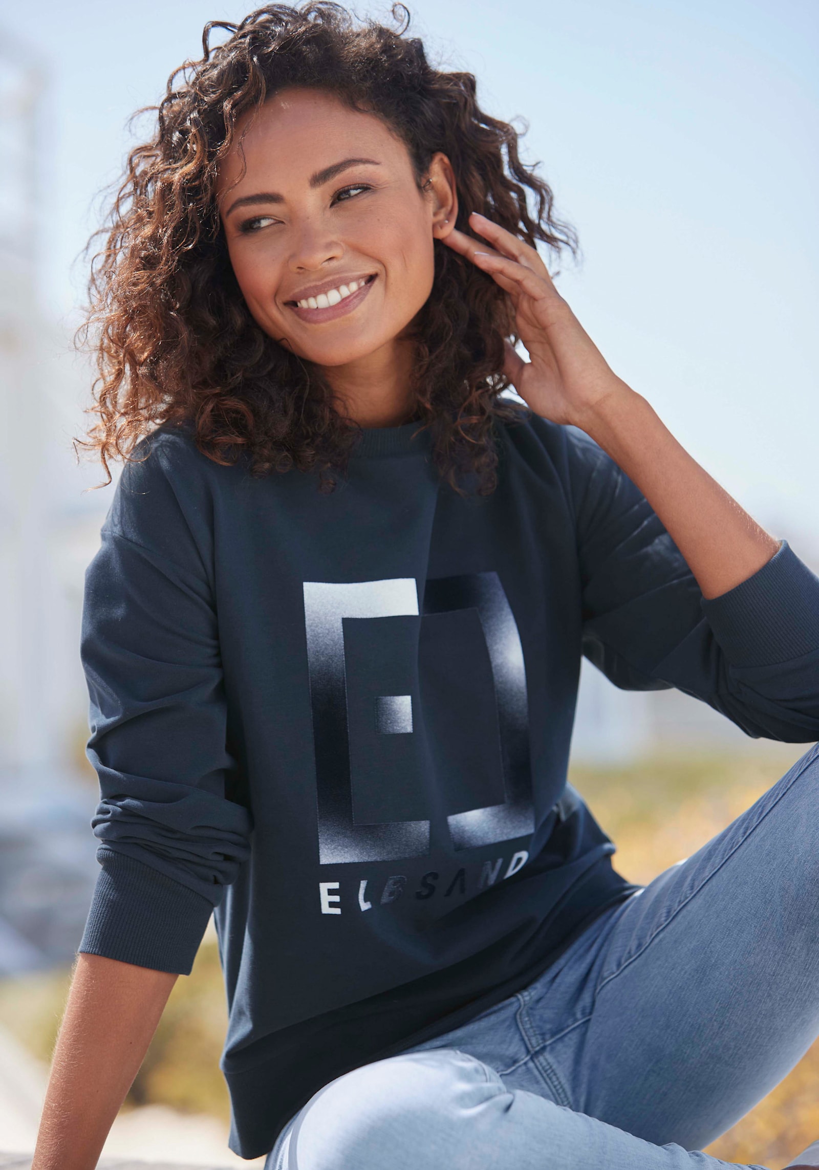 Elbsand Sweatshirt - marine