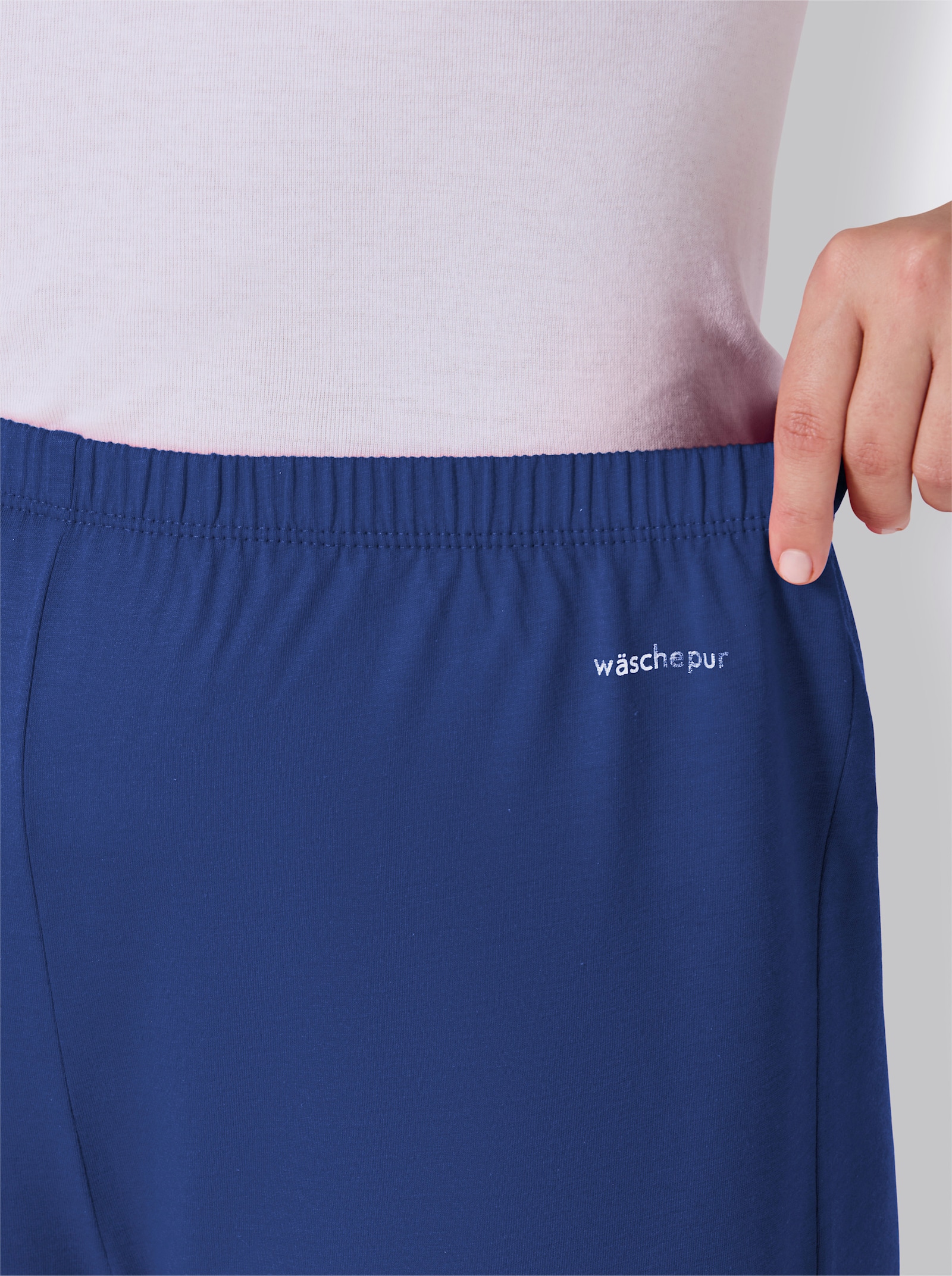wäschepur 7/8-Hose in weiter Form - royalblau