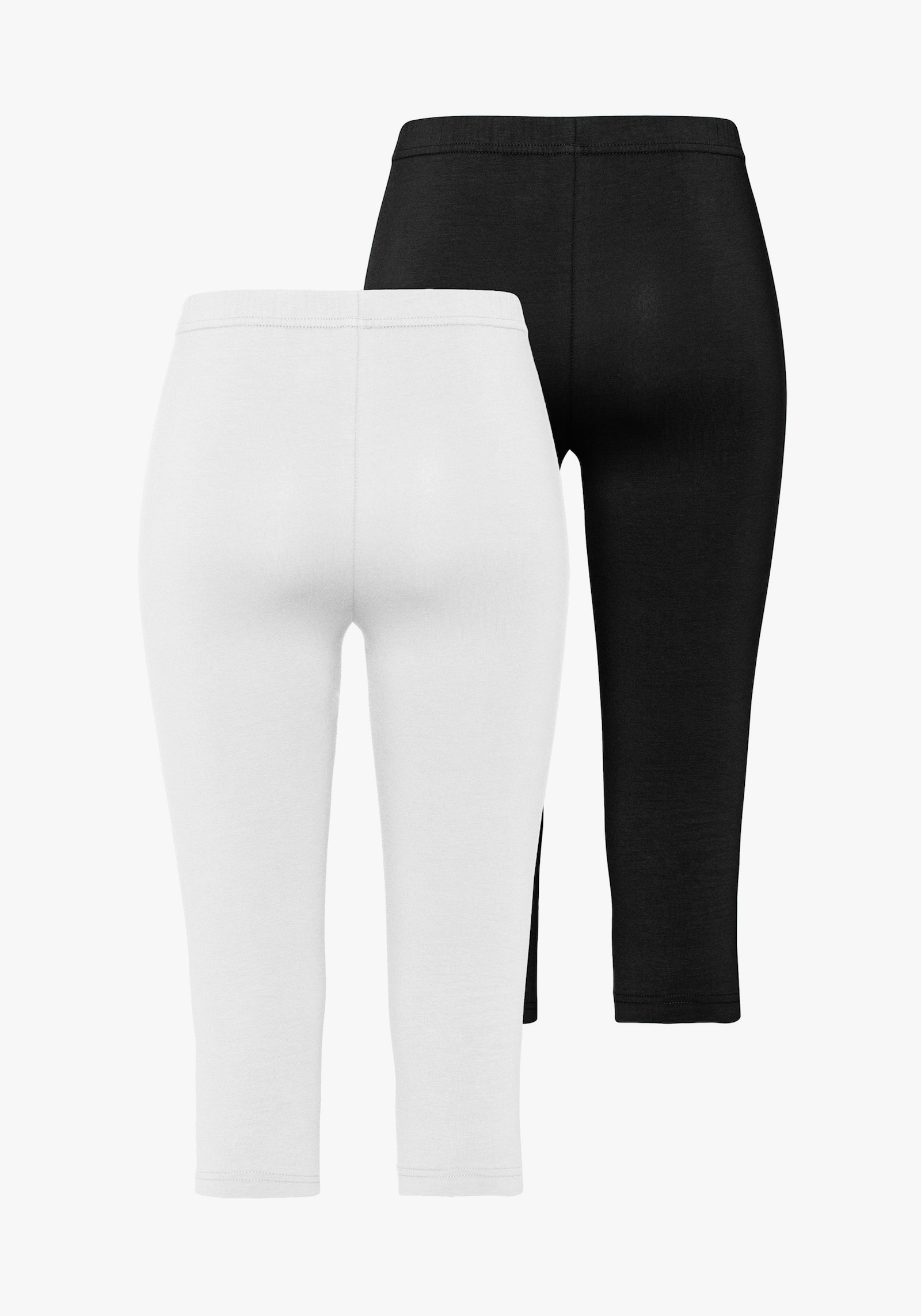 vivance active Caprileggings - 1x weiß, 1x schwarz