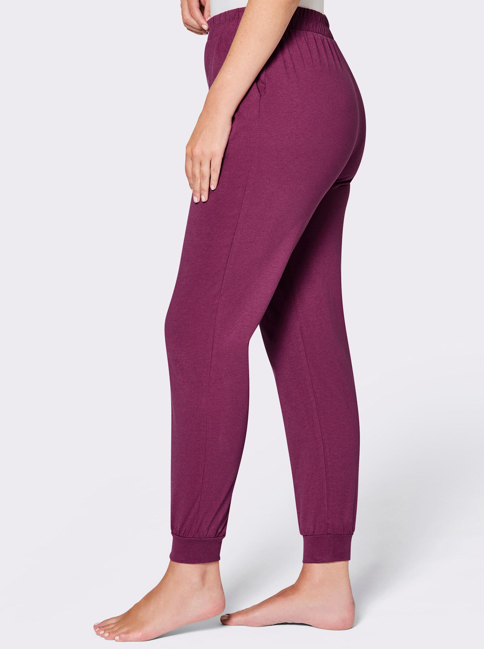 feel good Dehnbund-Hose im 2er-Pack - marine + malve