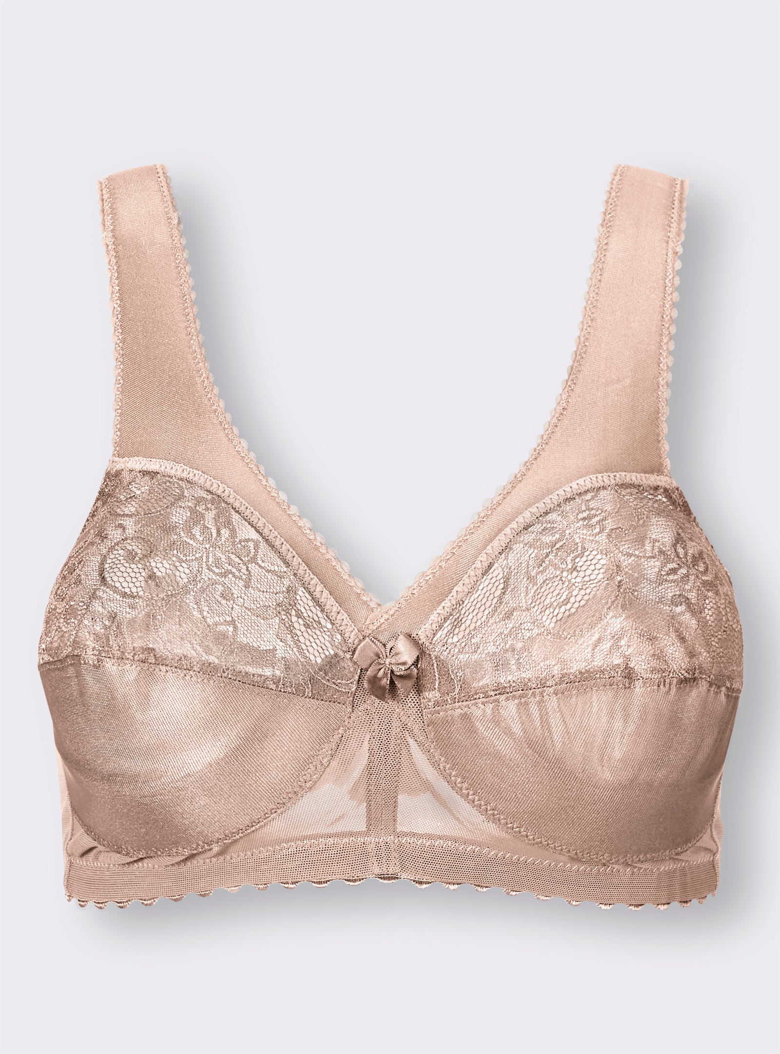 Glamorise Entlastungs-BH ohne Bügel mit Stütze - puder
