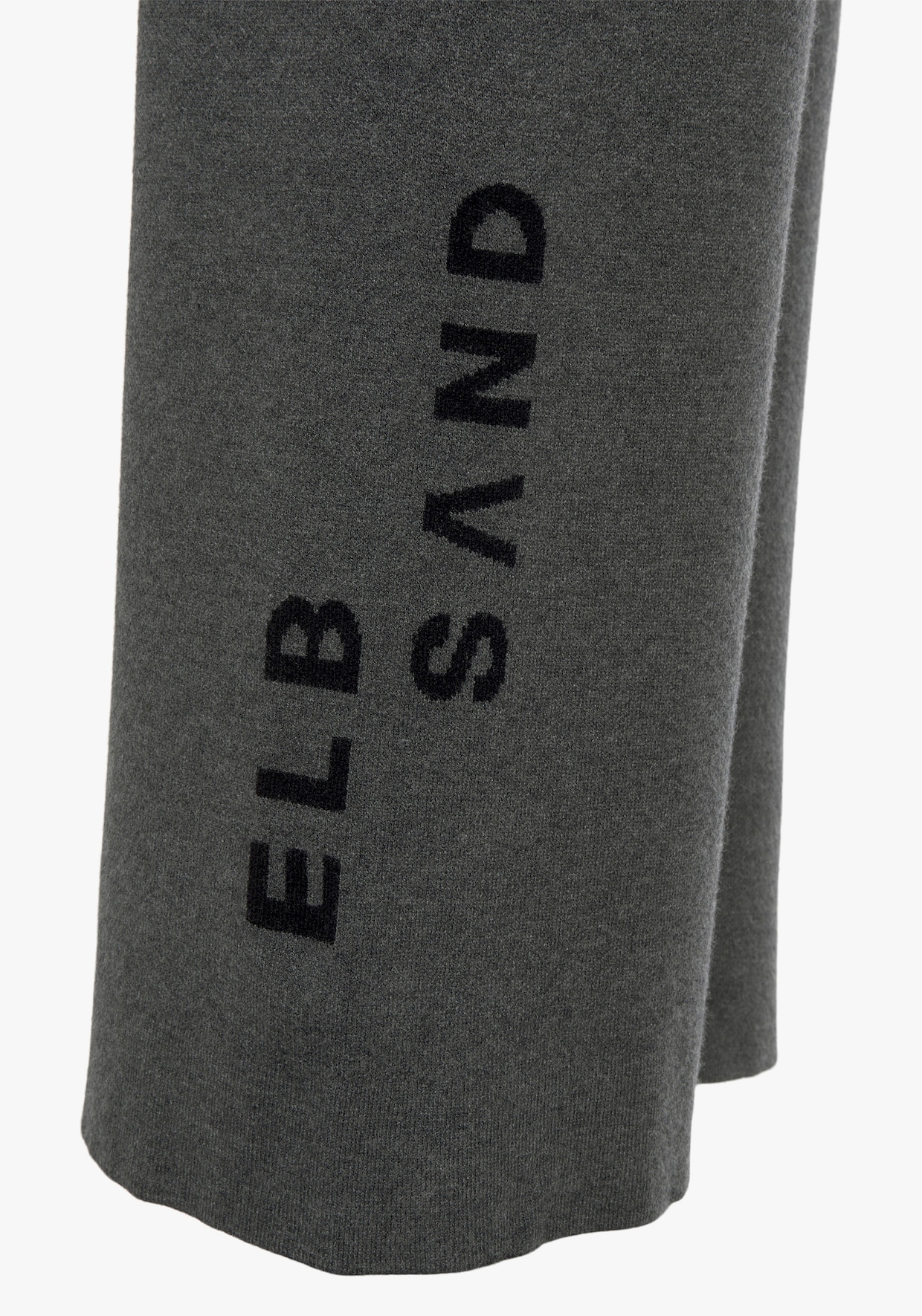 Elbsand Broek van tricot - antraciet