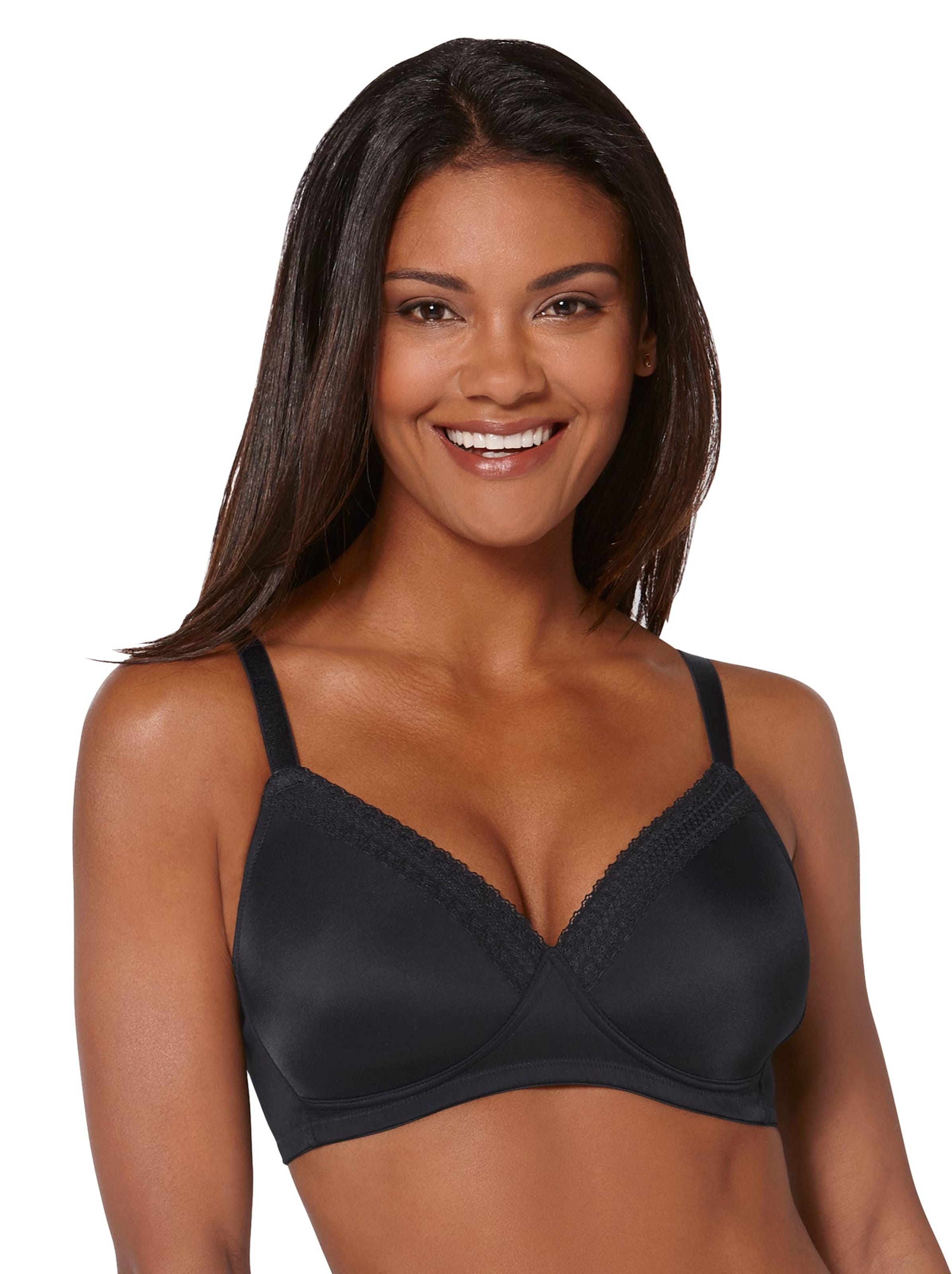 Schalen-BH ohne Bügel - schwarz