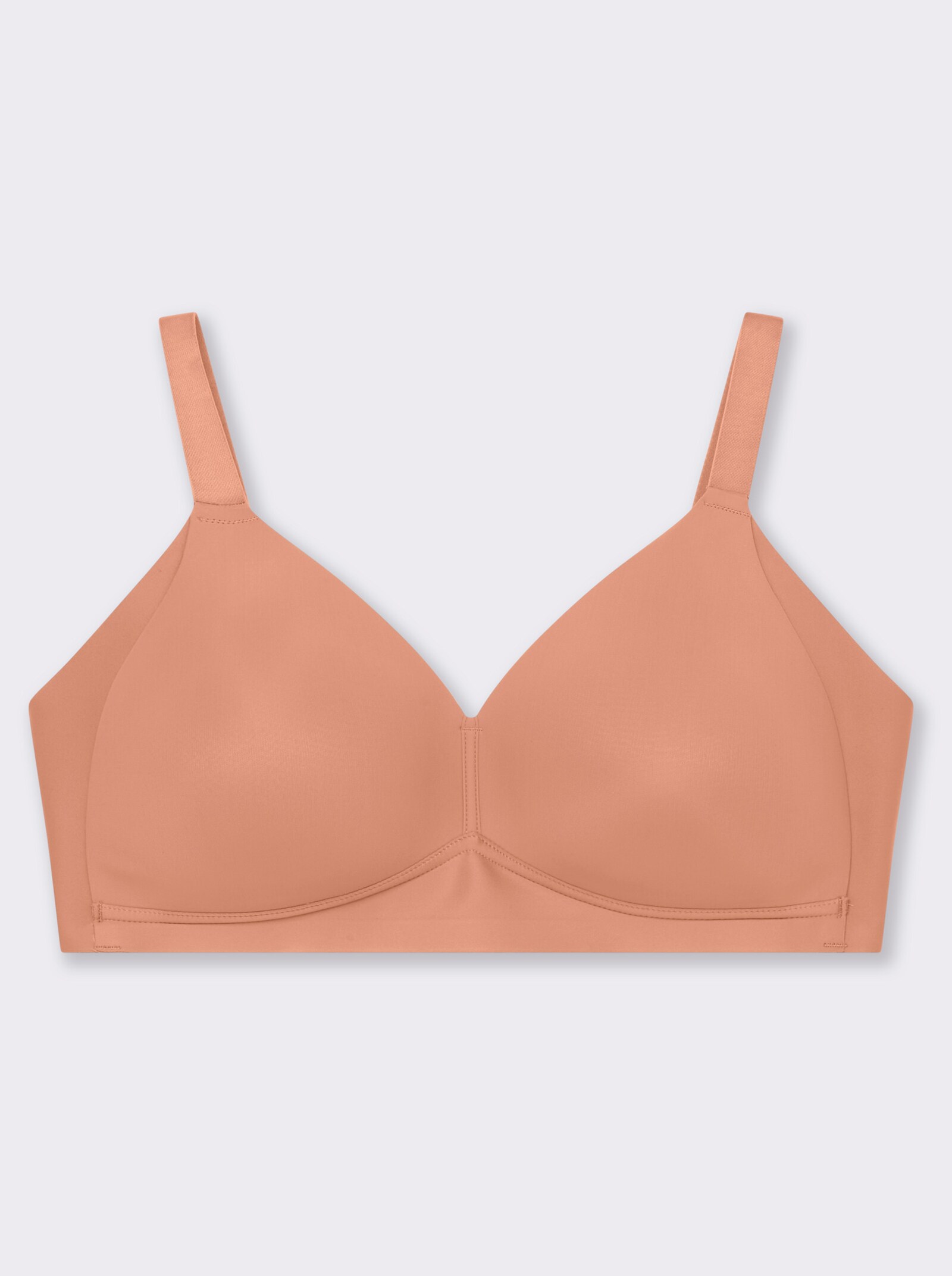 Naturana T-Shirt-BH ohne Bügel - apricot