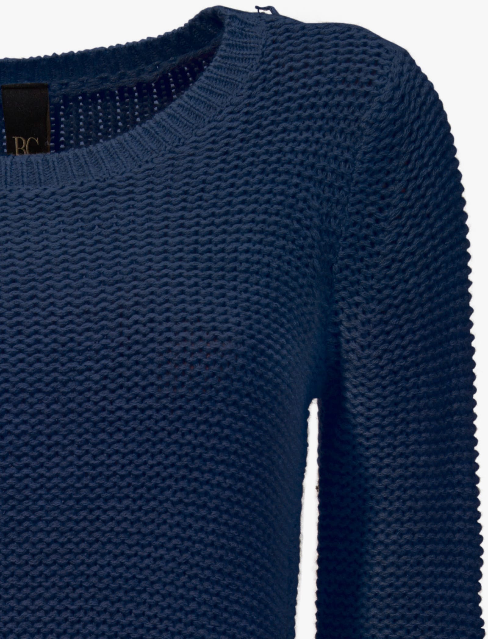heine Strickpullover in asymmetrischer Form - blau