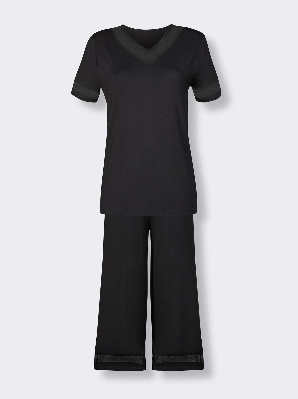 wäschepur Schlafanzug - schwarz