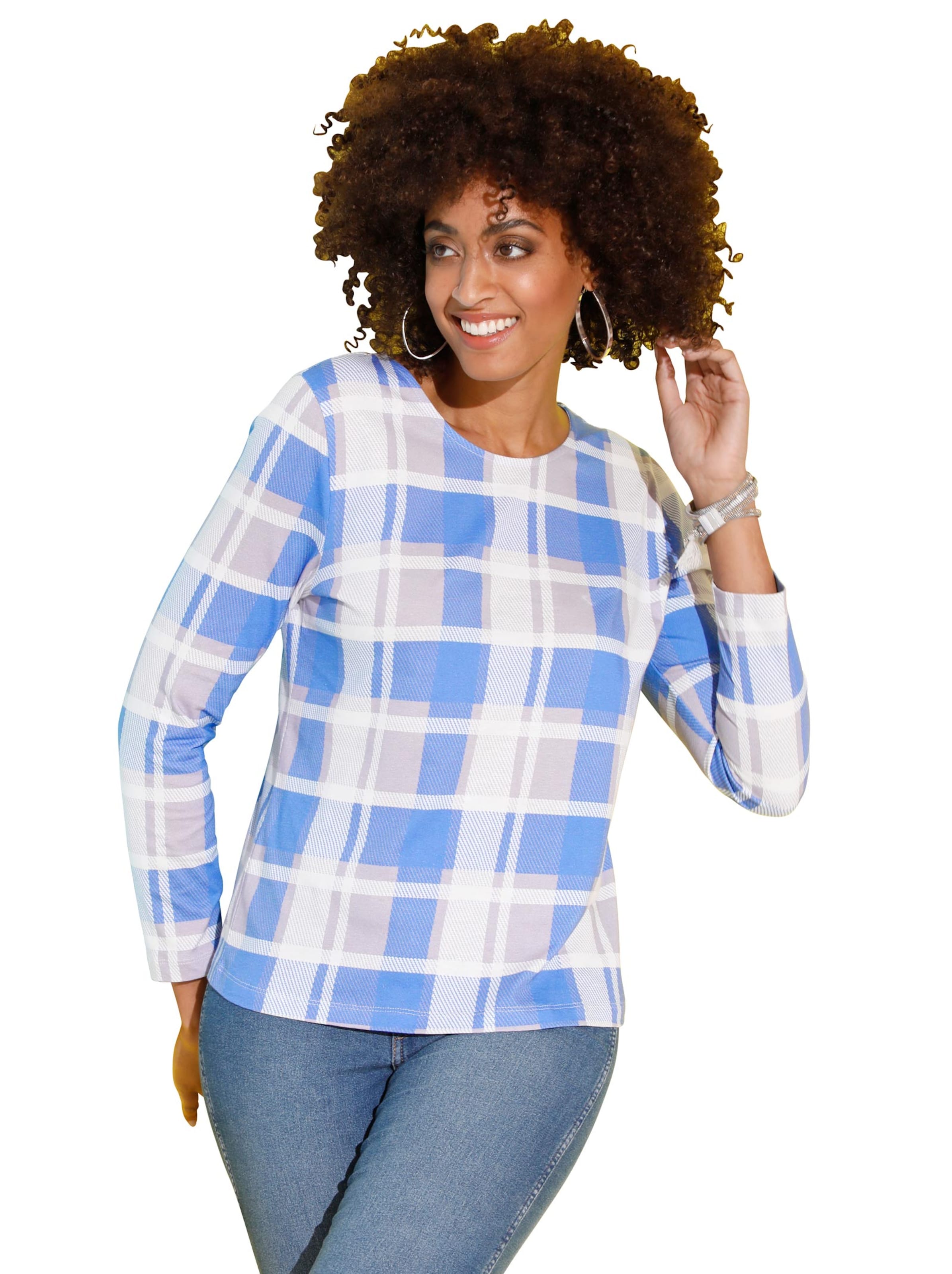 Shirt - kornblume-kariert