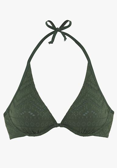 LASCANA Bügel-Bikini-Top - oliv