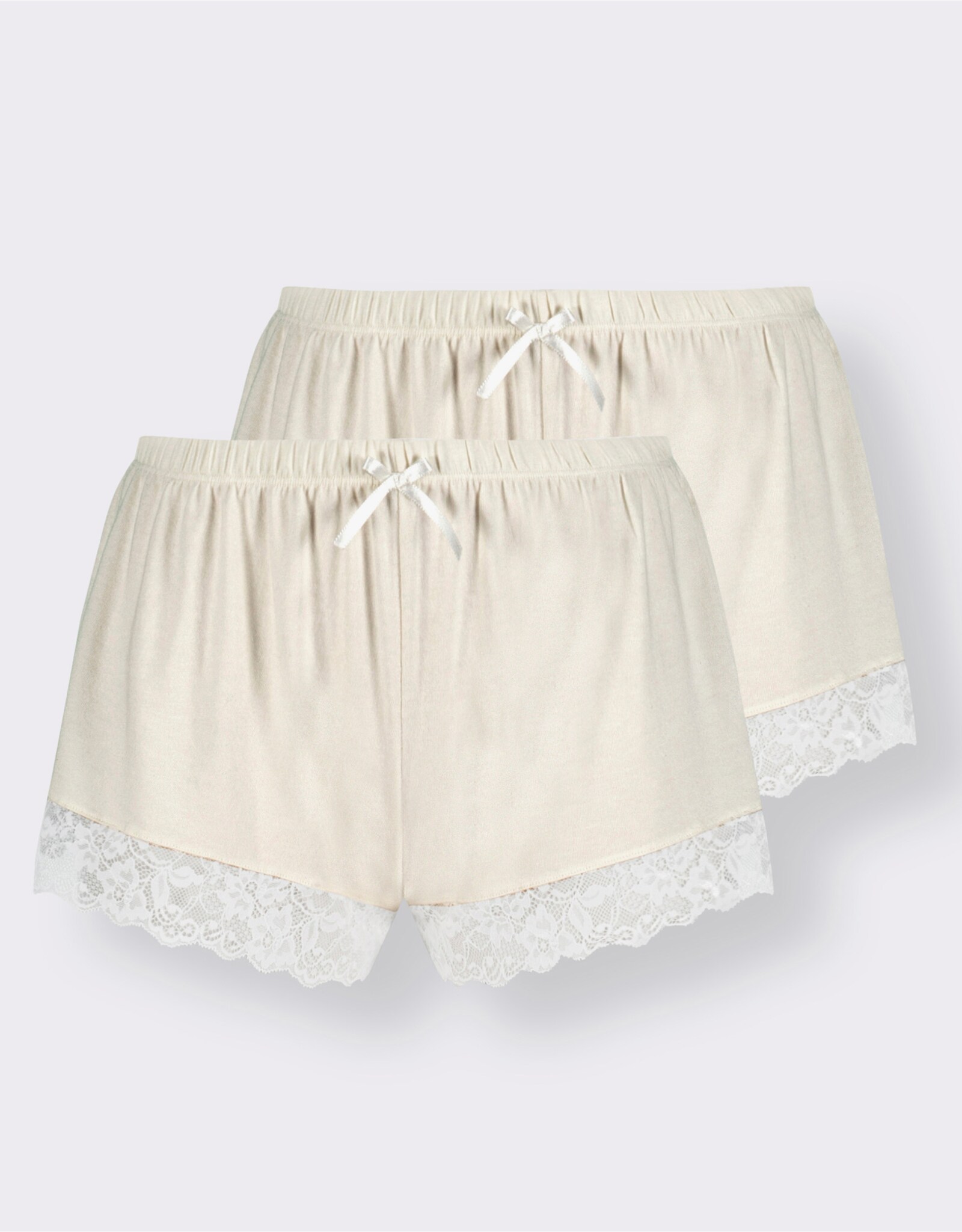 wäschepur Panty mit transparenter Spitze - elfenbein