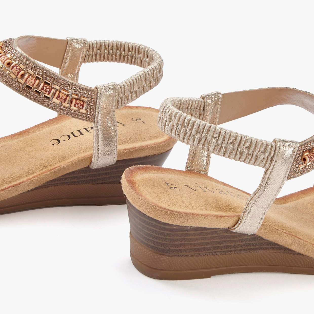 Vivance Sandalette - goldfarben