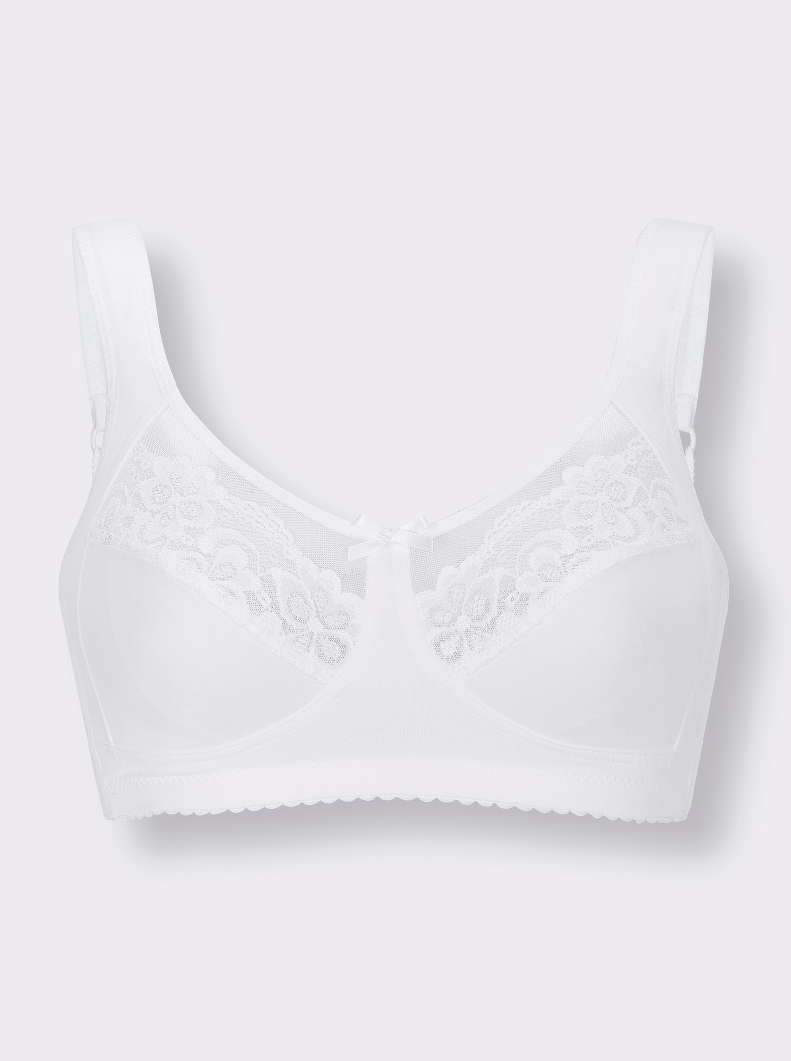 wäschepur BH ohne Bügel - weiß