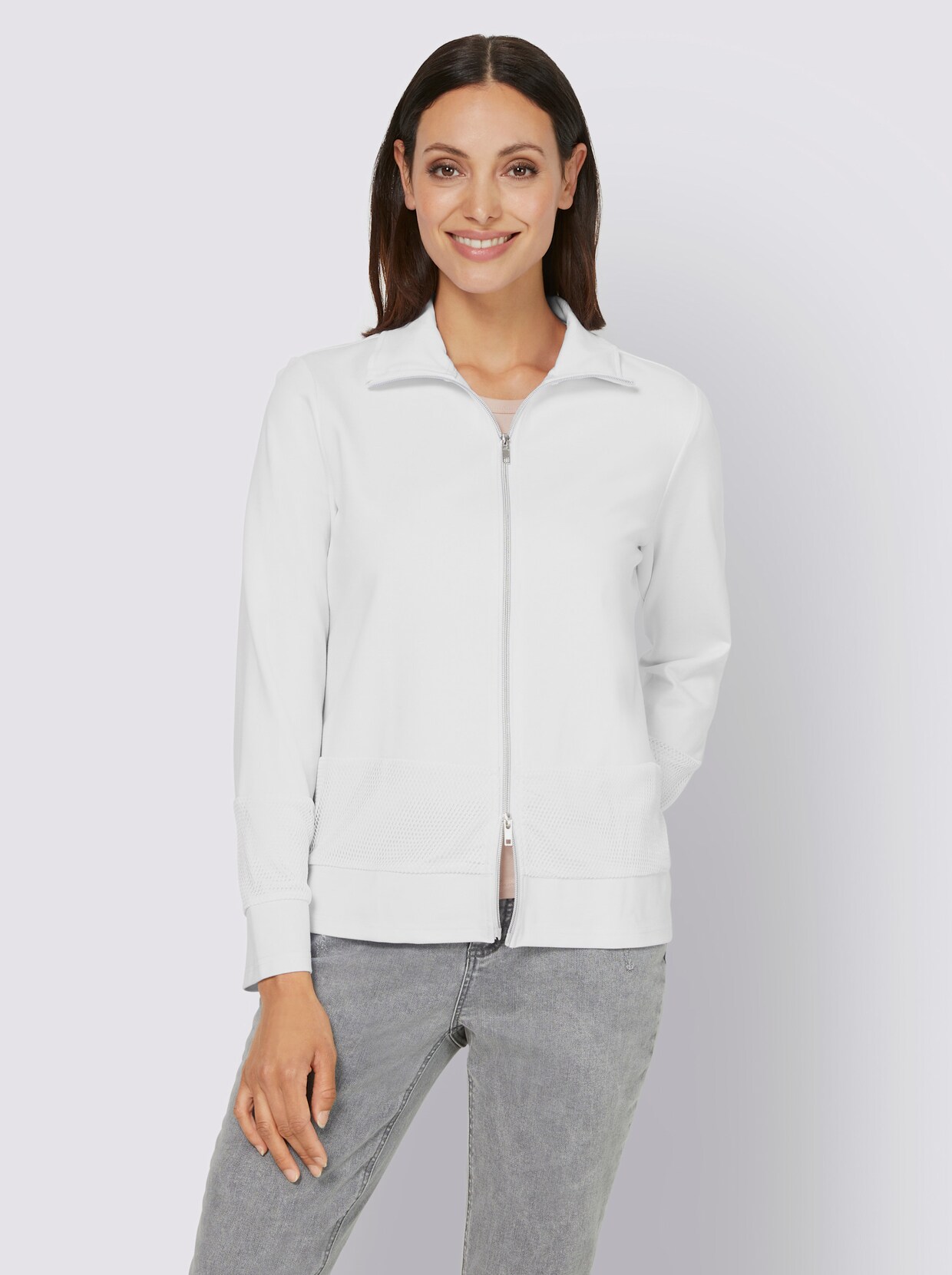 heine Shirtjacke - weiß
