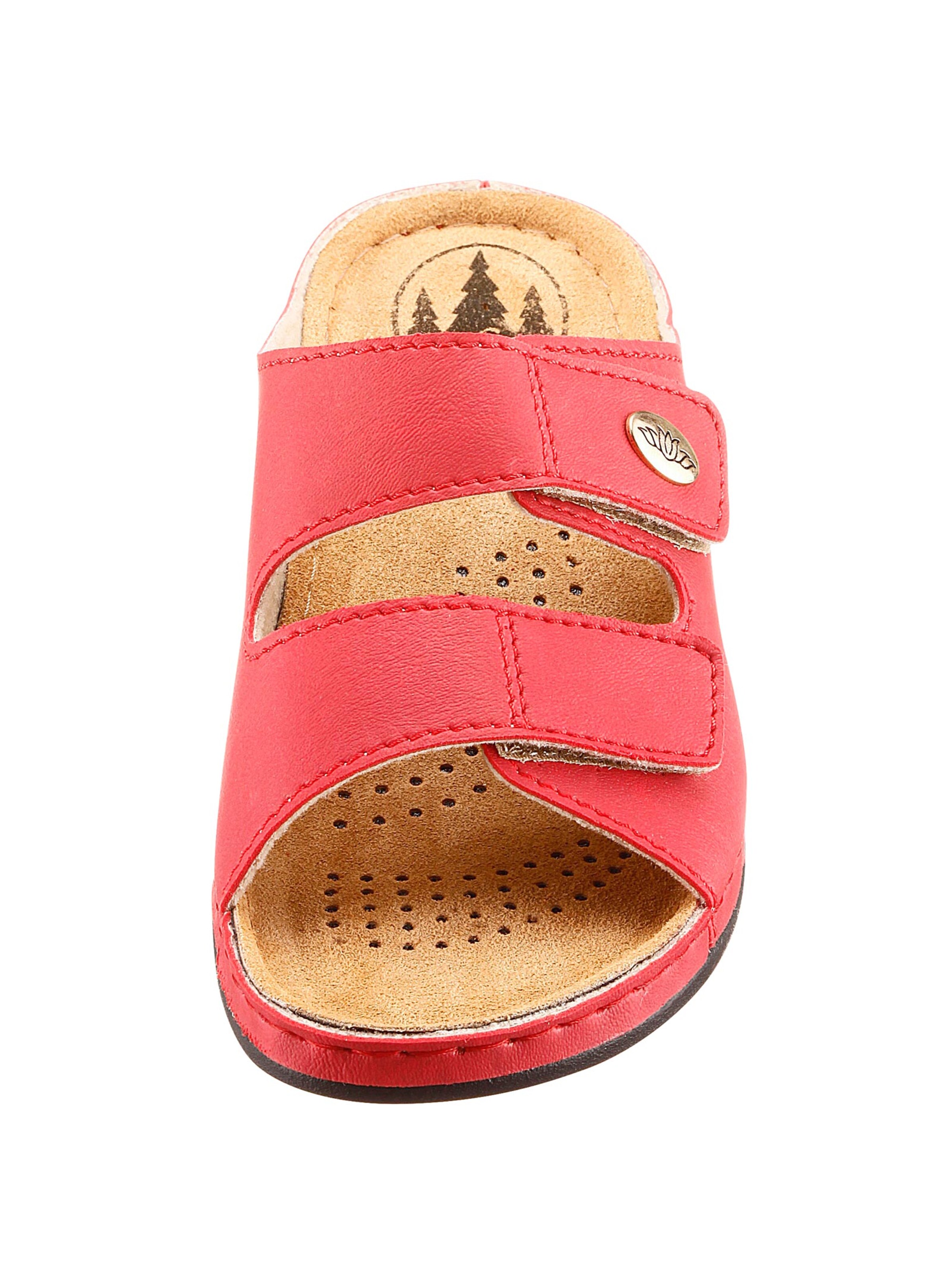 Franken Schuhe Pantolette - rot