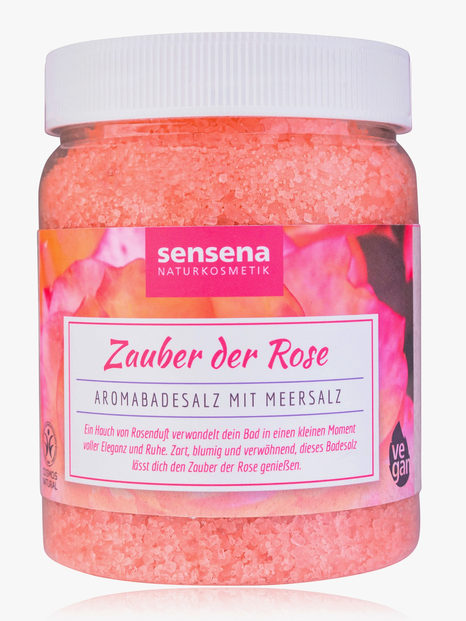Aromabadkissen mit Badesalz - rosé