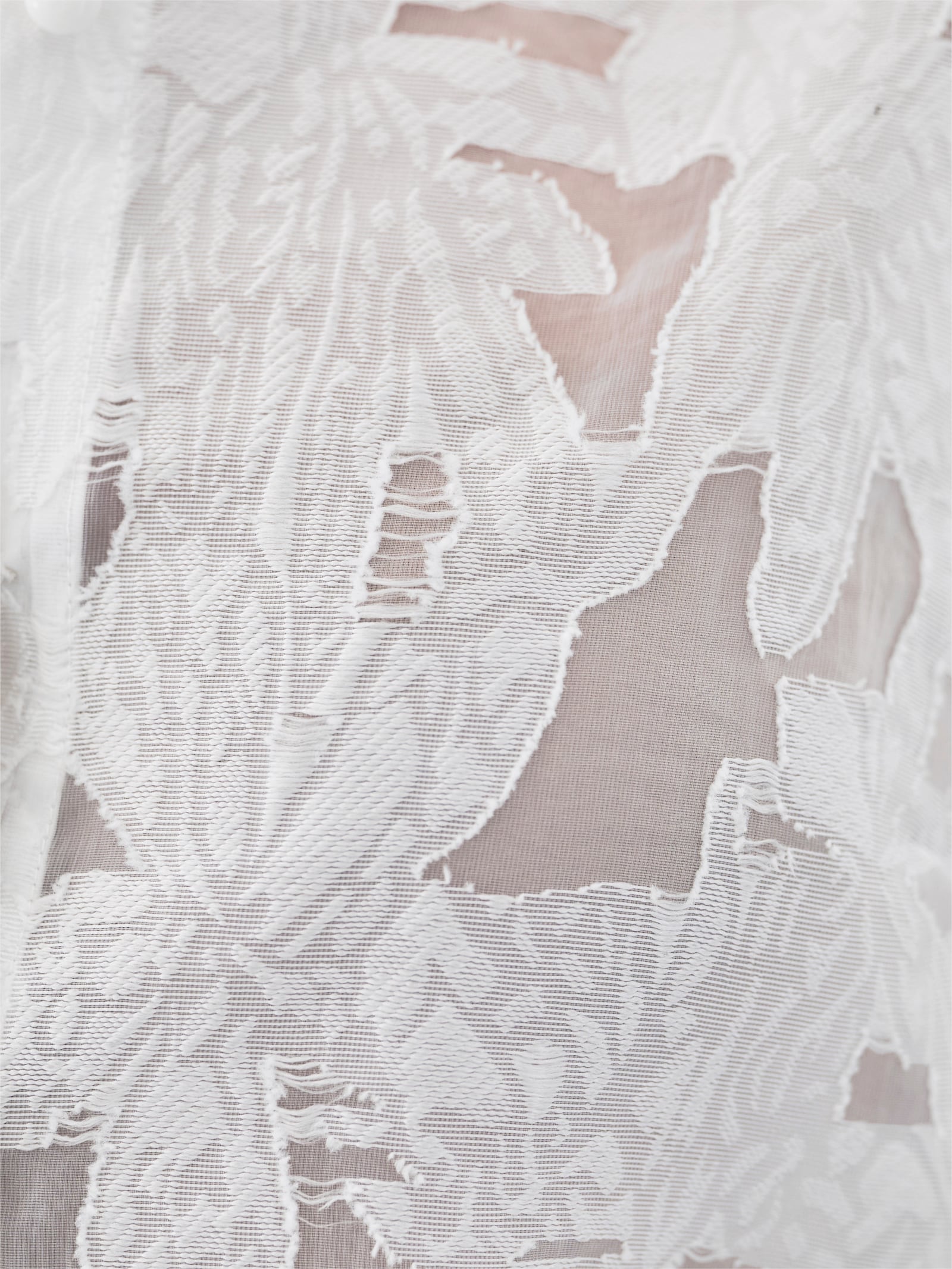 heine Hemdbluse in Ausbrenner-Optik - ecru