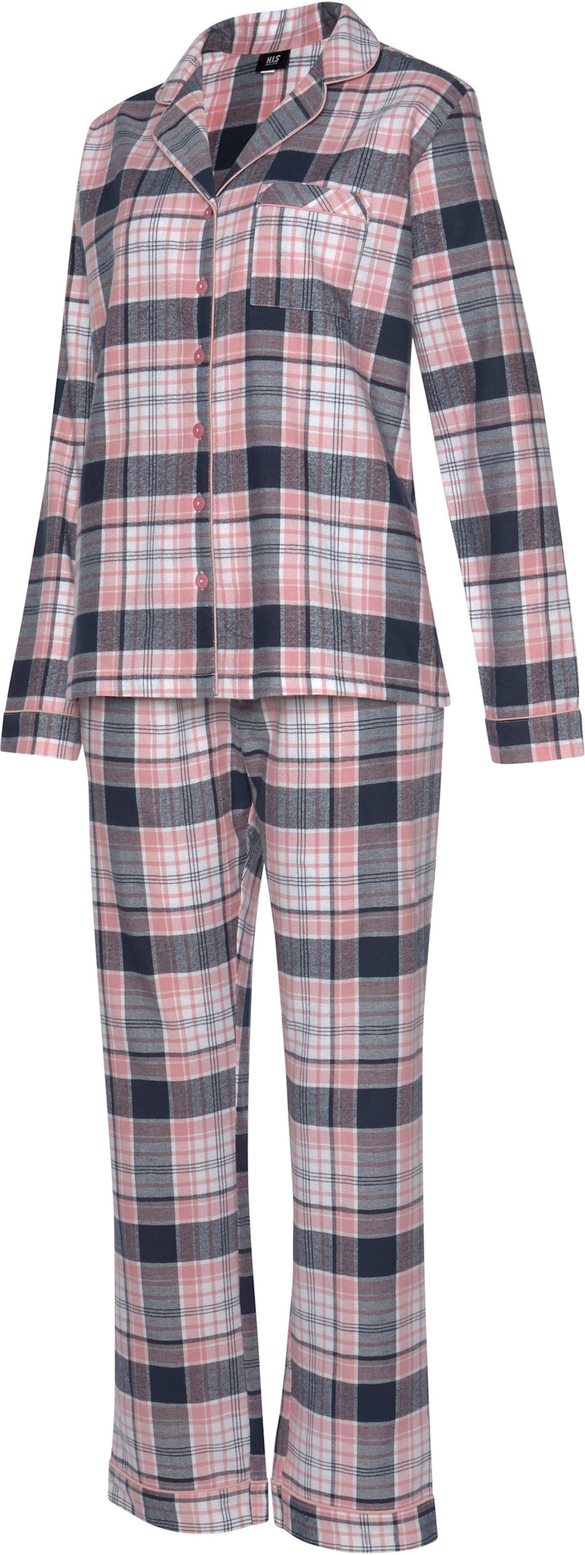 ROSA günstig Kaufen-Pyjama in lila-blau-rosa-kariert von H.I.S. Pyjama in lila-blau-rosa-kariert von H.I.S <![CDATA[Obermaterial: 100% Baumwolle (unterstützt Cotton made in Africa)]]>. 