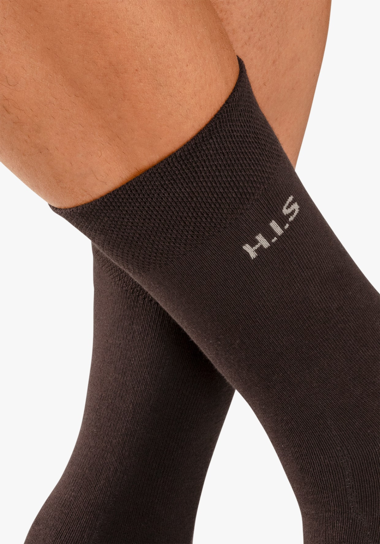 H.I.S Socken - 2x braun-beige, 2x braun