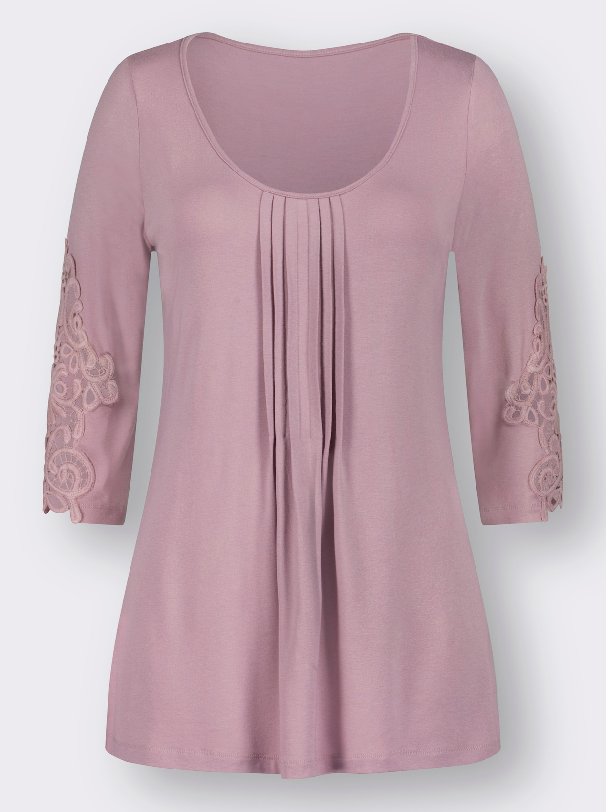 Kanten shirt - mauve