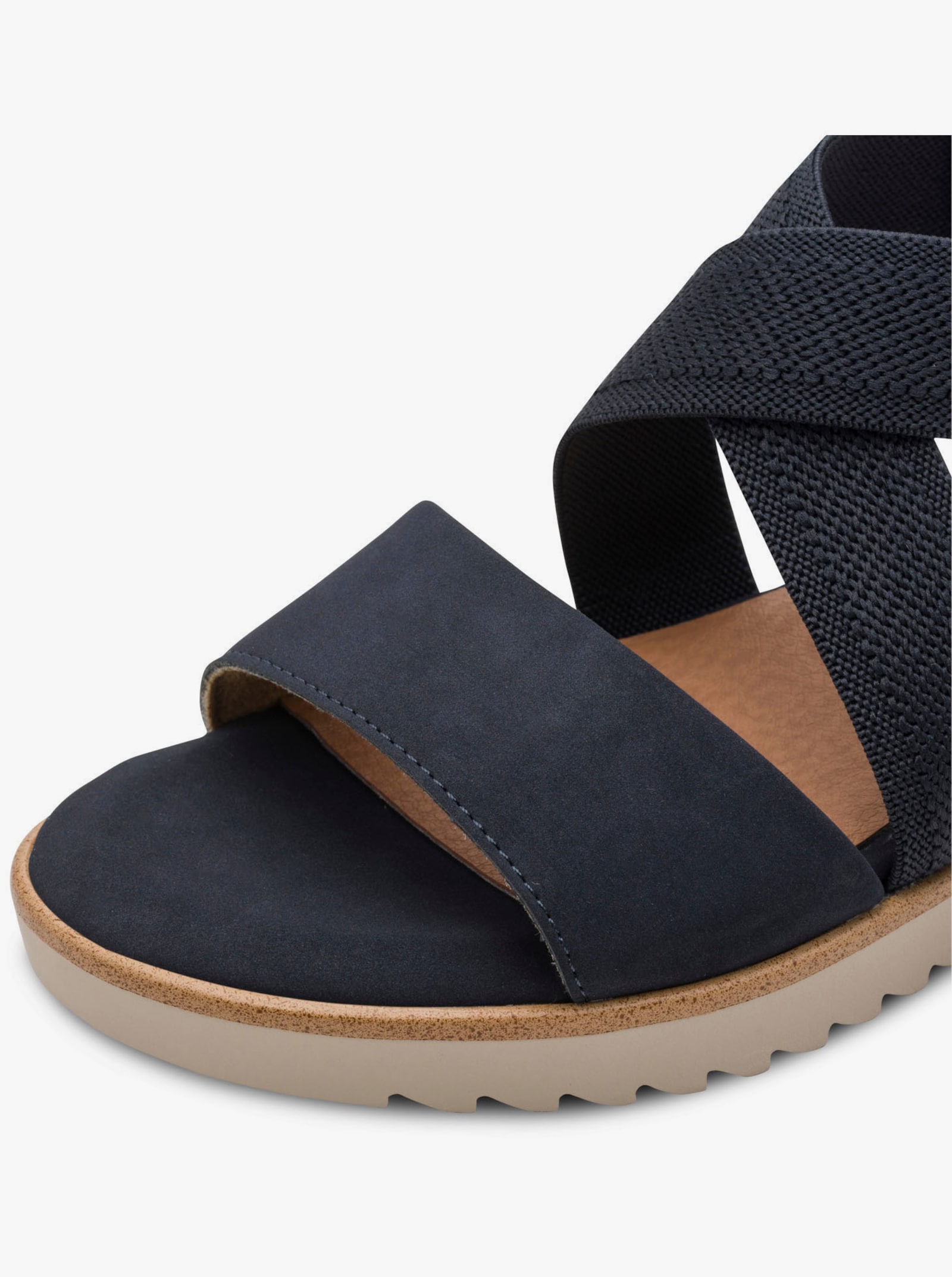 Jana Sandalette mit profilierter Sohle - nachtblau