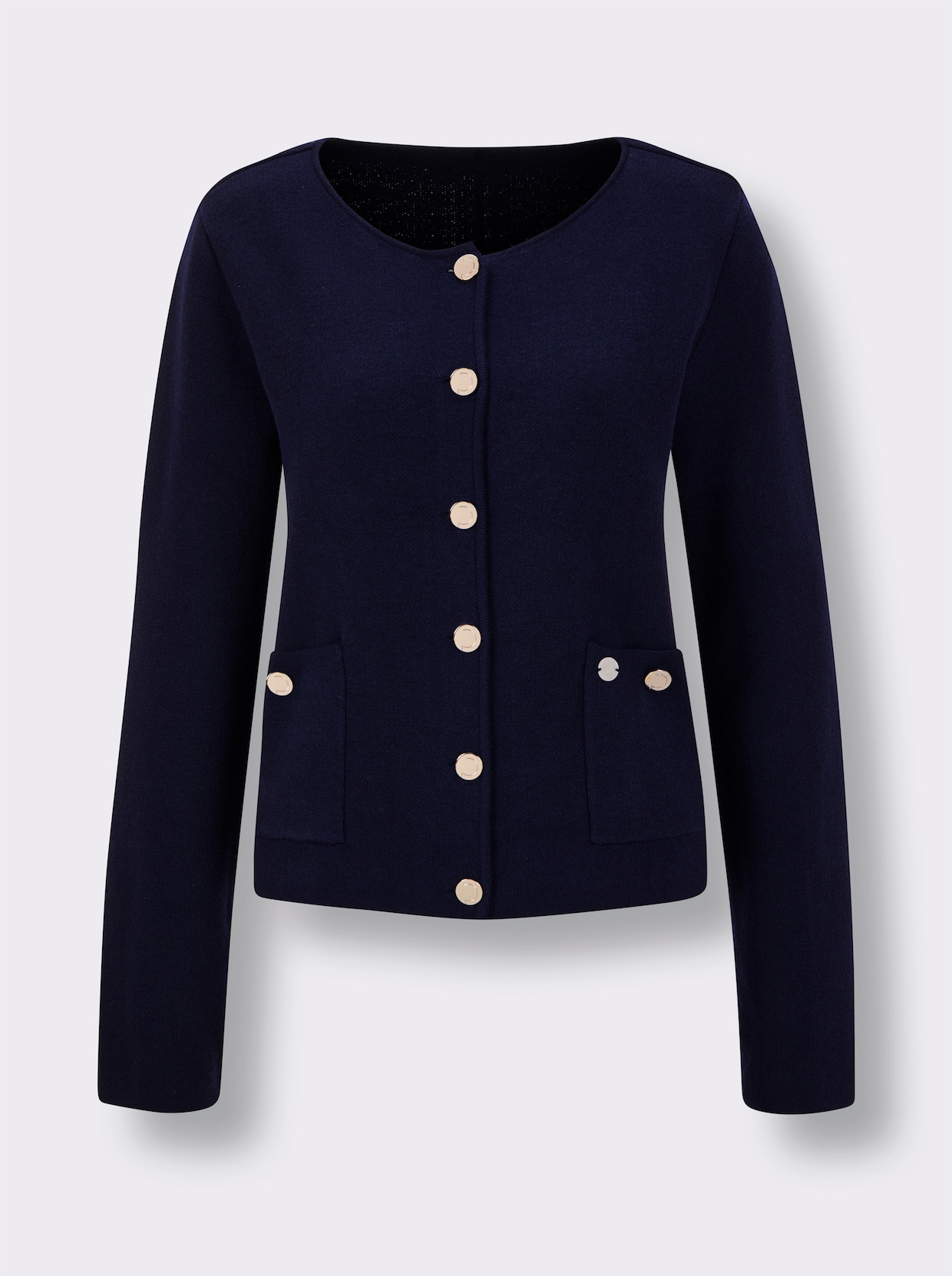 CREATION L PREMIUM Strickjacke - marine