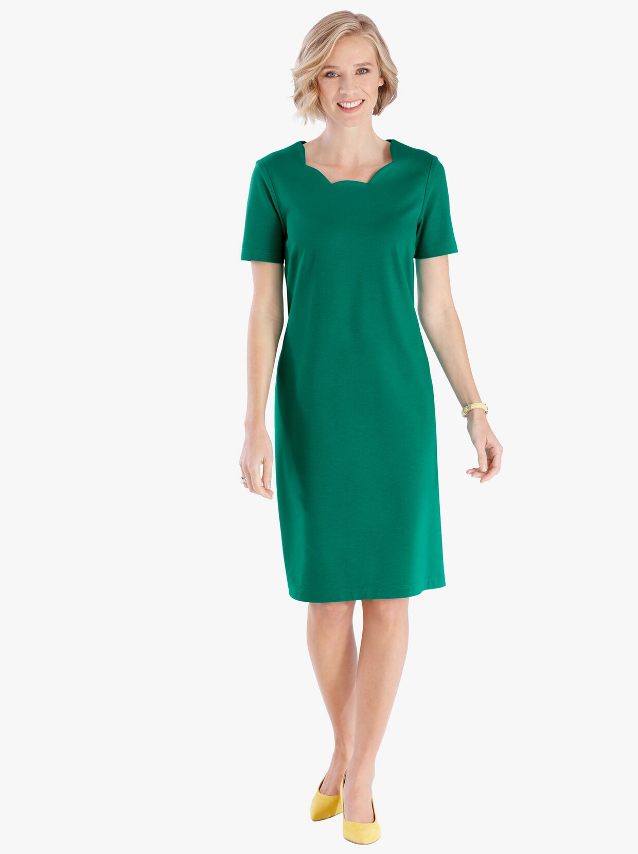 Pouzdrové šaty - zelená