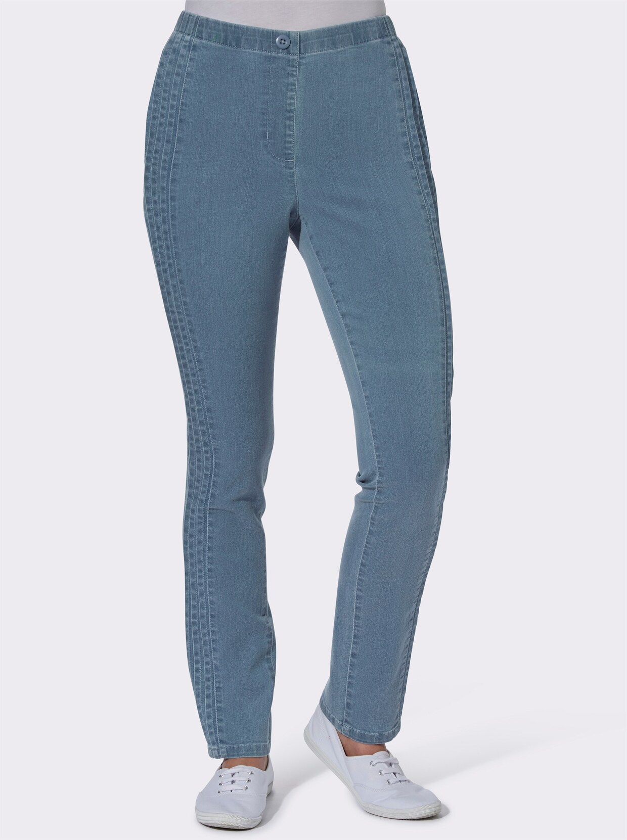 Jeans - blue-bleached
