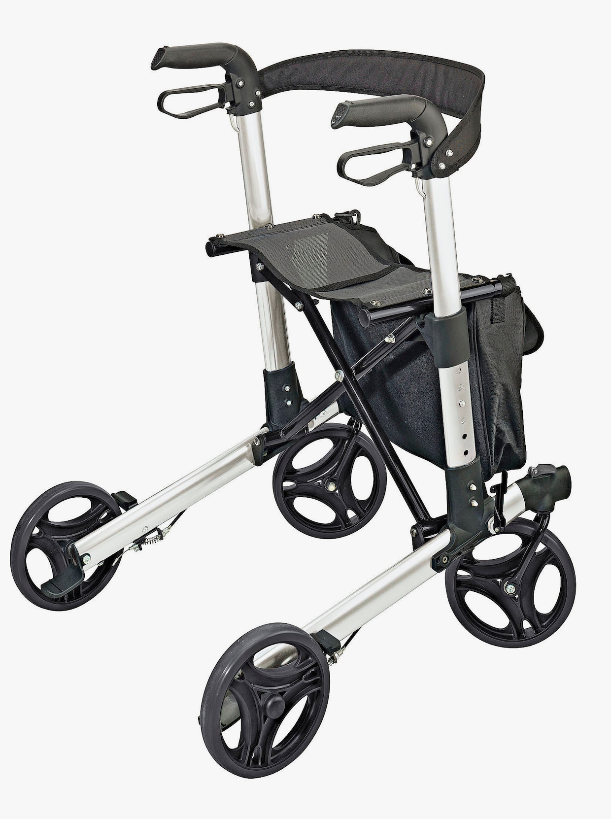 Faltbarer Rollator - schwarz