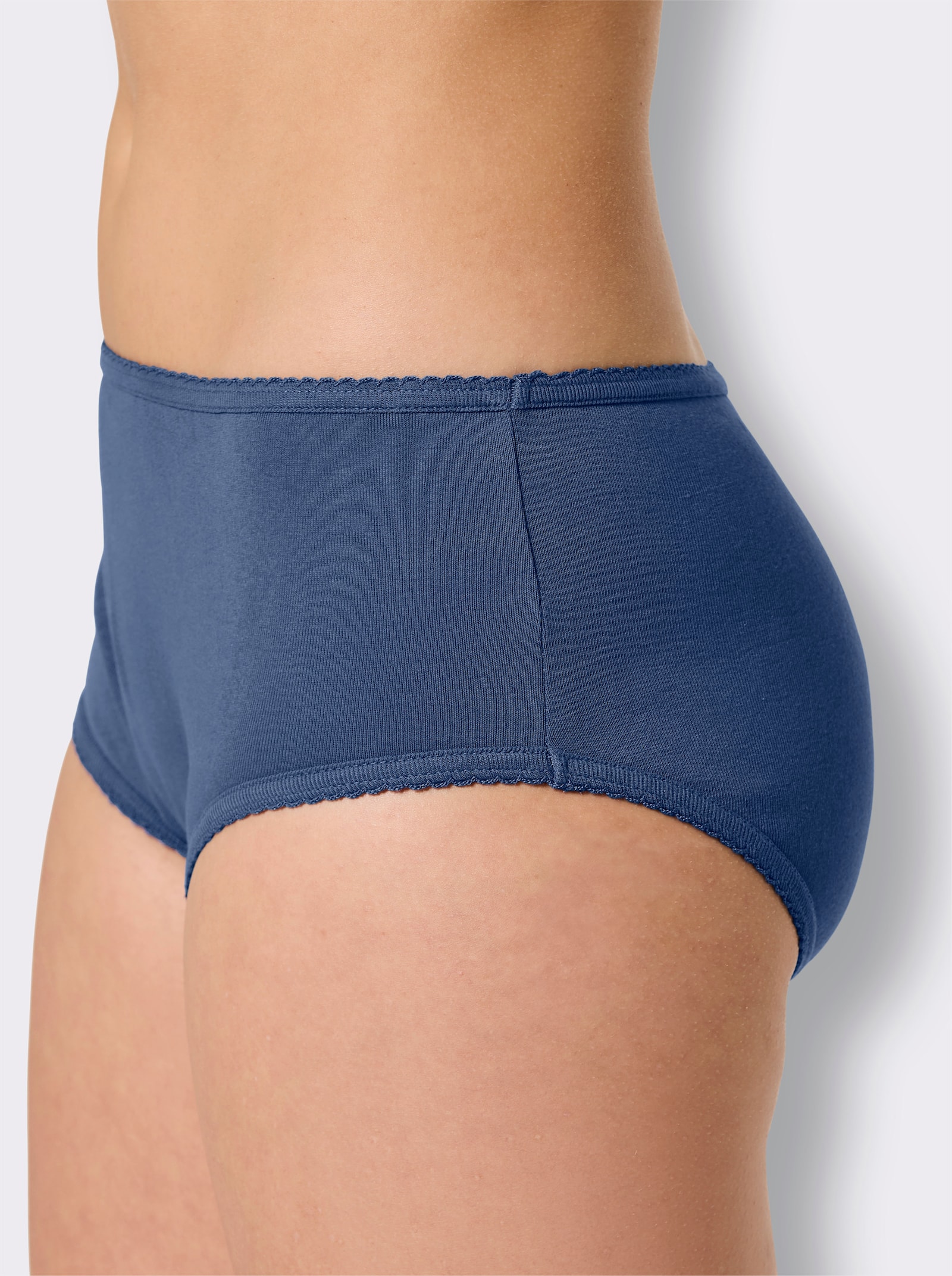 Hüftslip - marine + jeansblau + mint