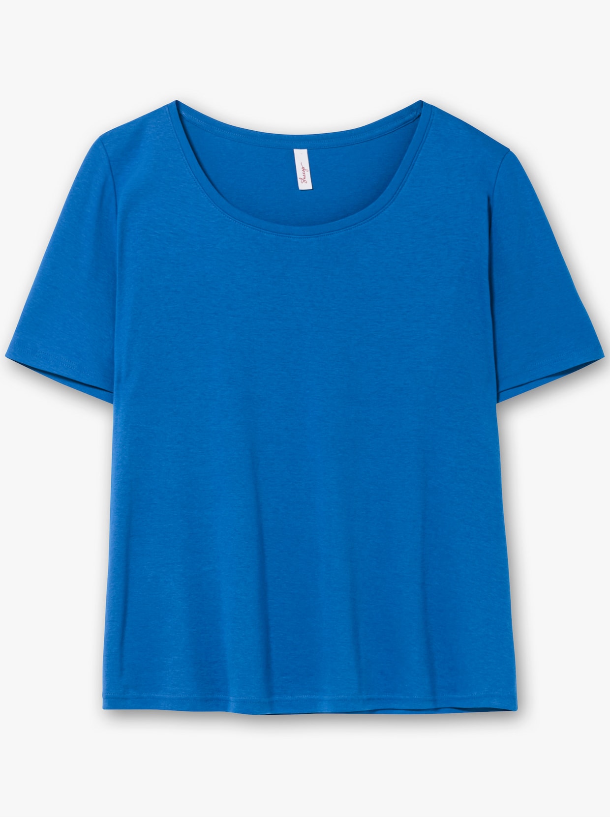sheego T-Shirt - kobaltblau
