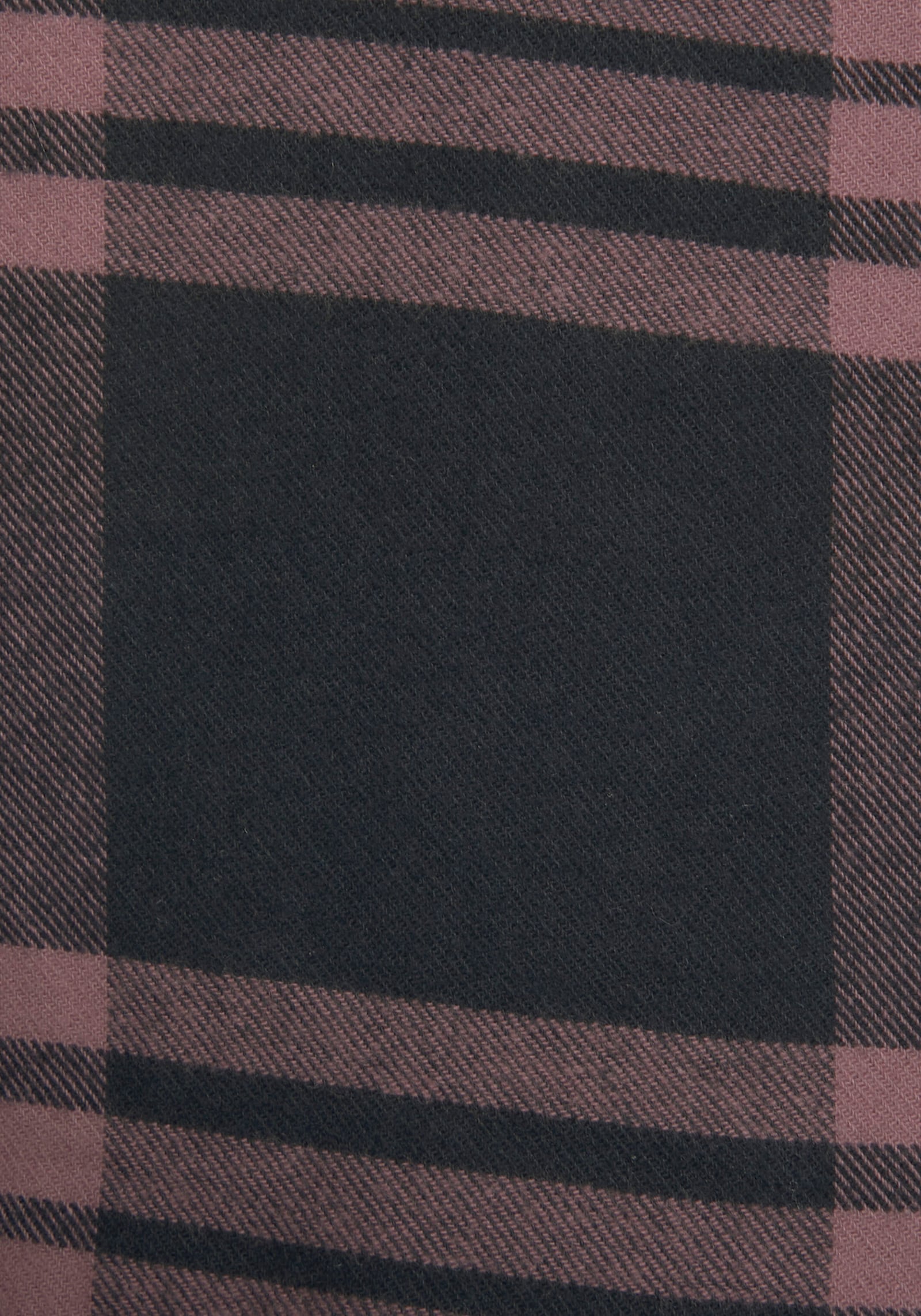 LASCANA Hemdbluse - lila-schwarz-kariert