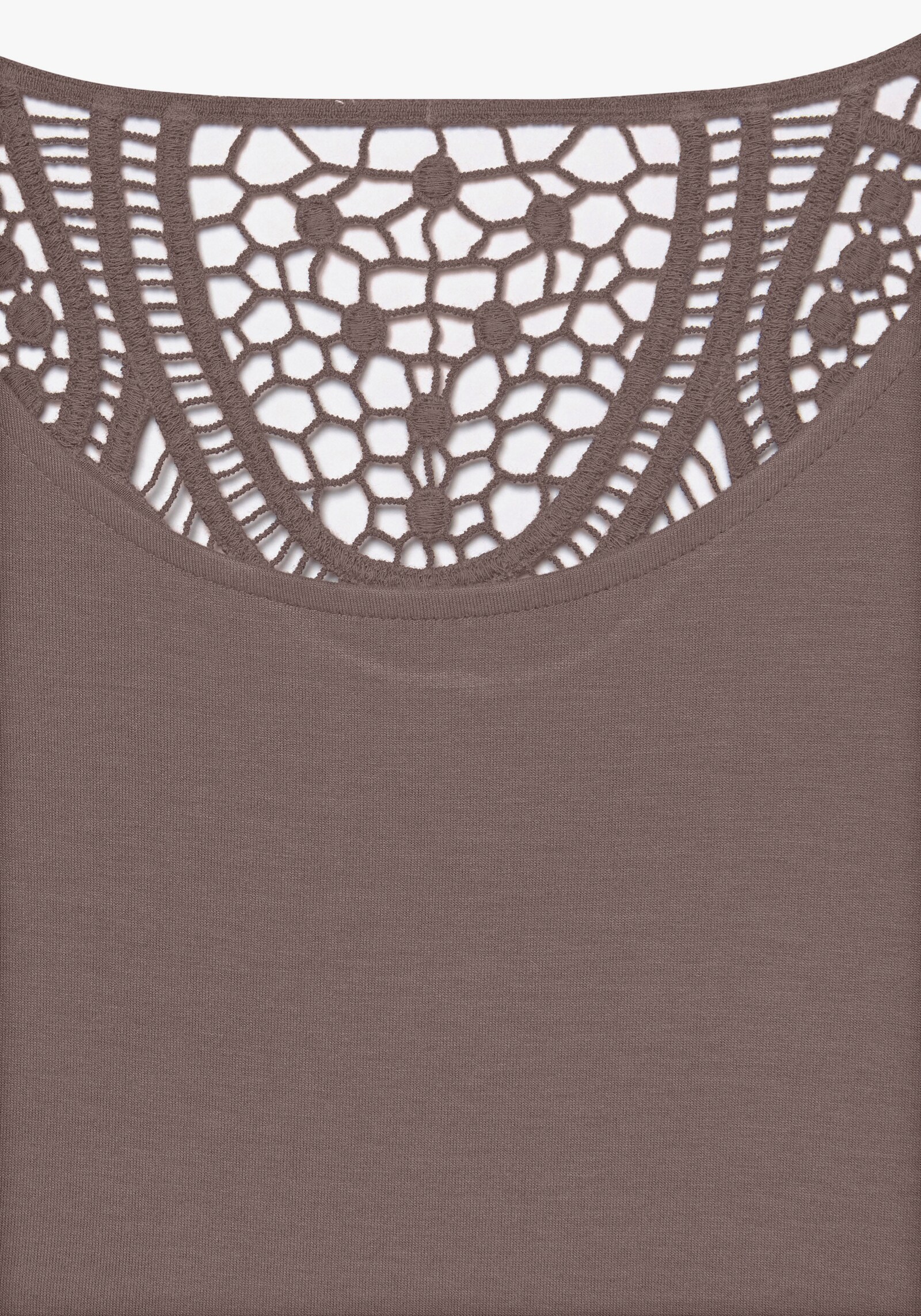 Vivance Shirt met korte mouwen - taupe, zwart
