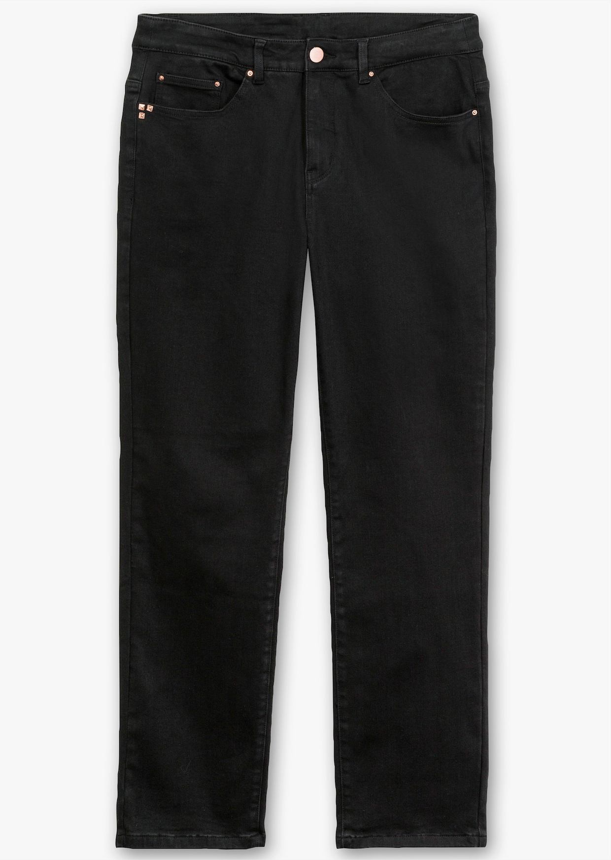 sheego Rechte jeans - black denim