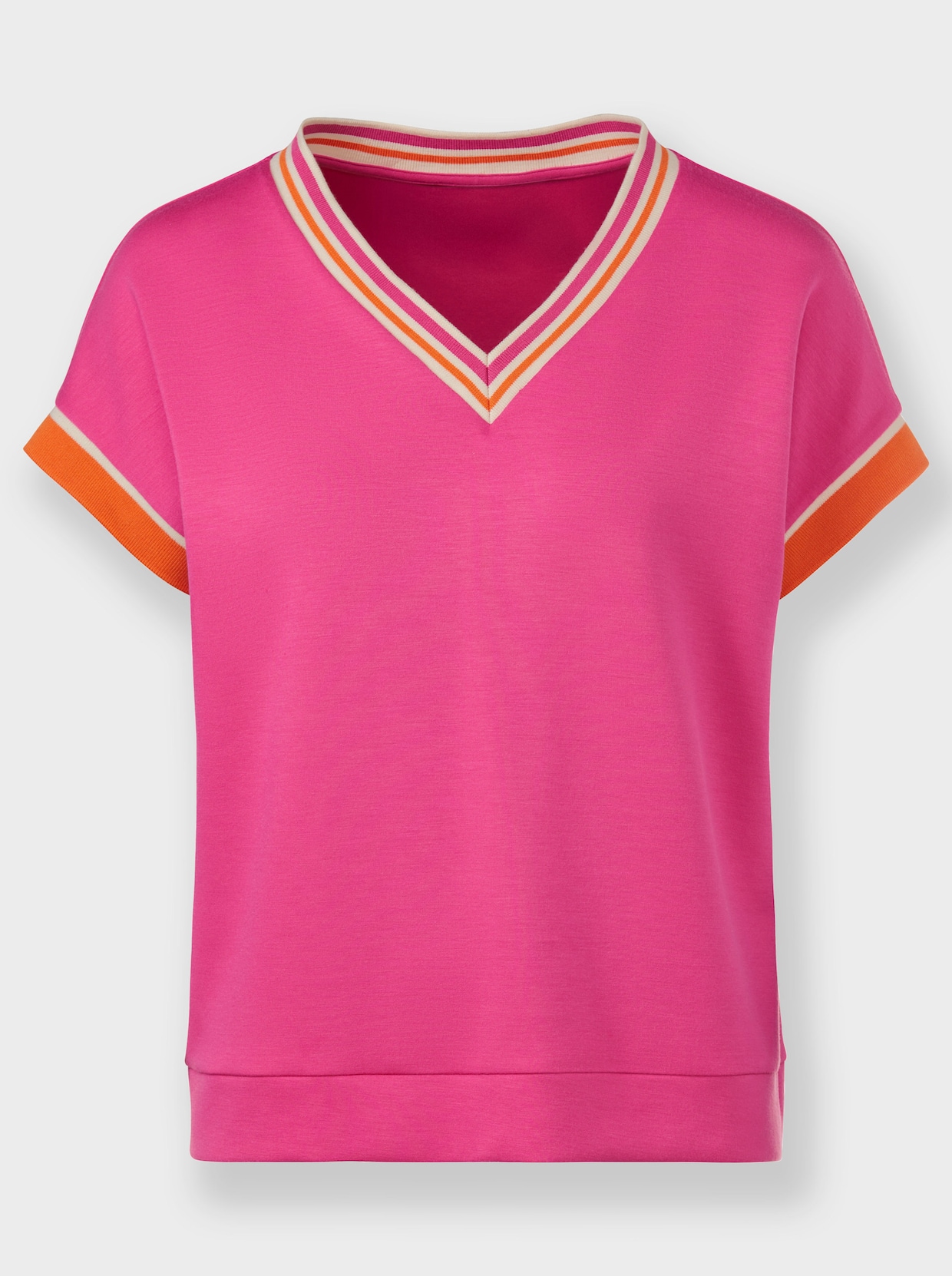 heine Kurzarmshirt - fuchsia-orange