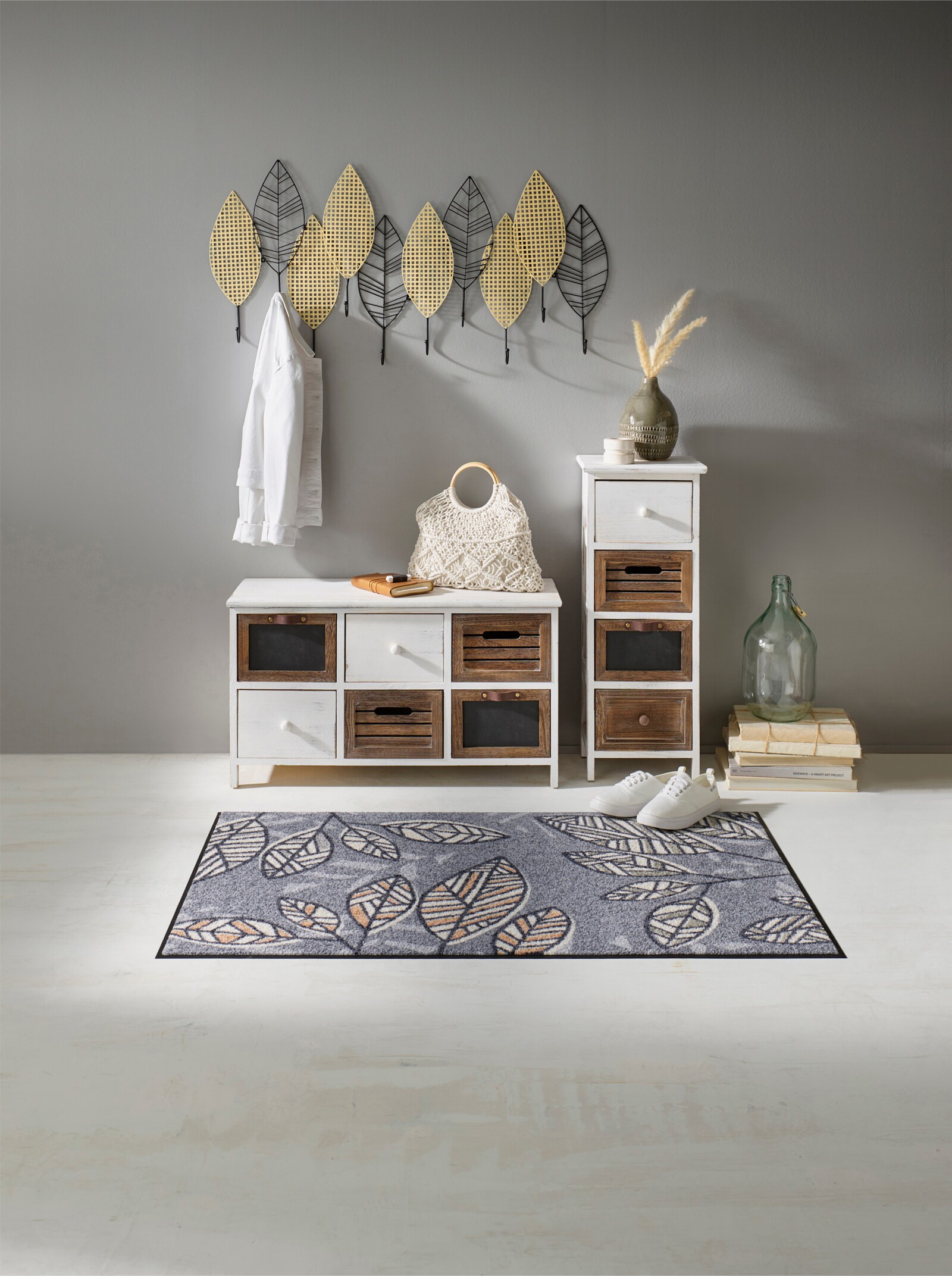 heine home Wandgarderobe - beige-schwarz