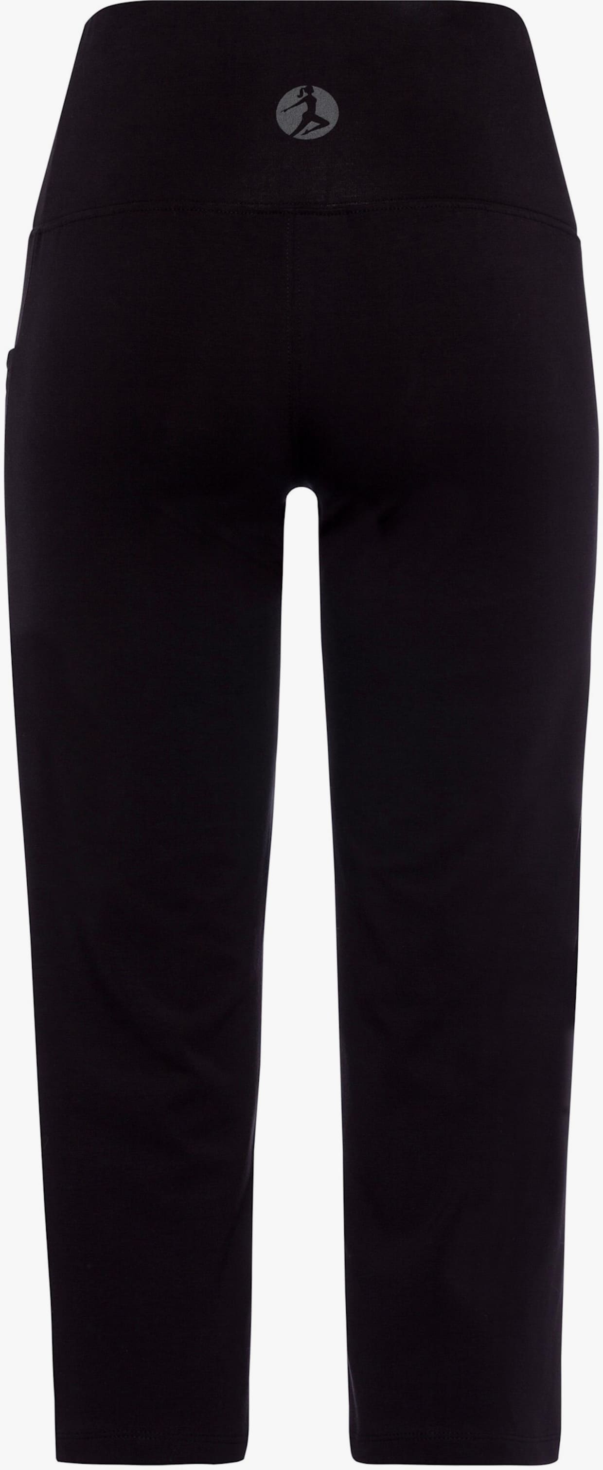 LASCANA ACTIVE 3/4-legging - zwart