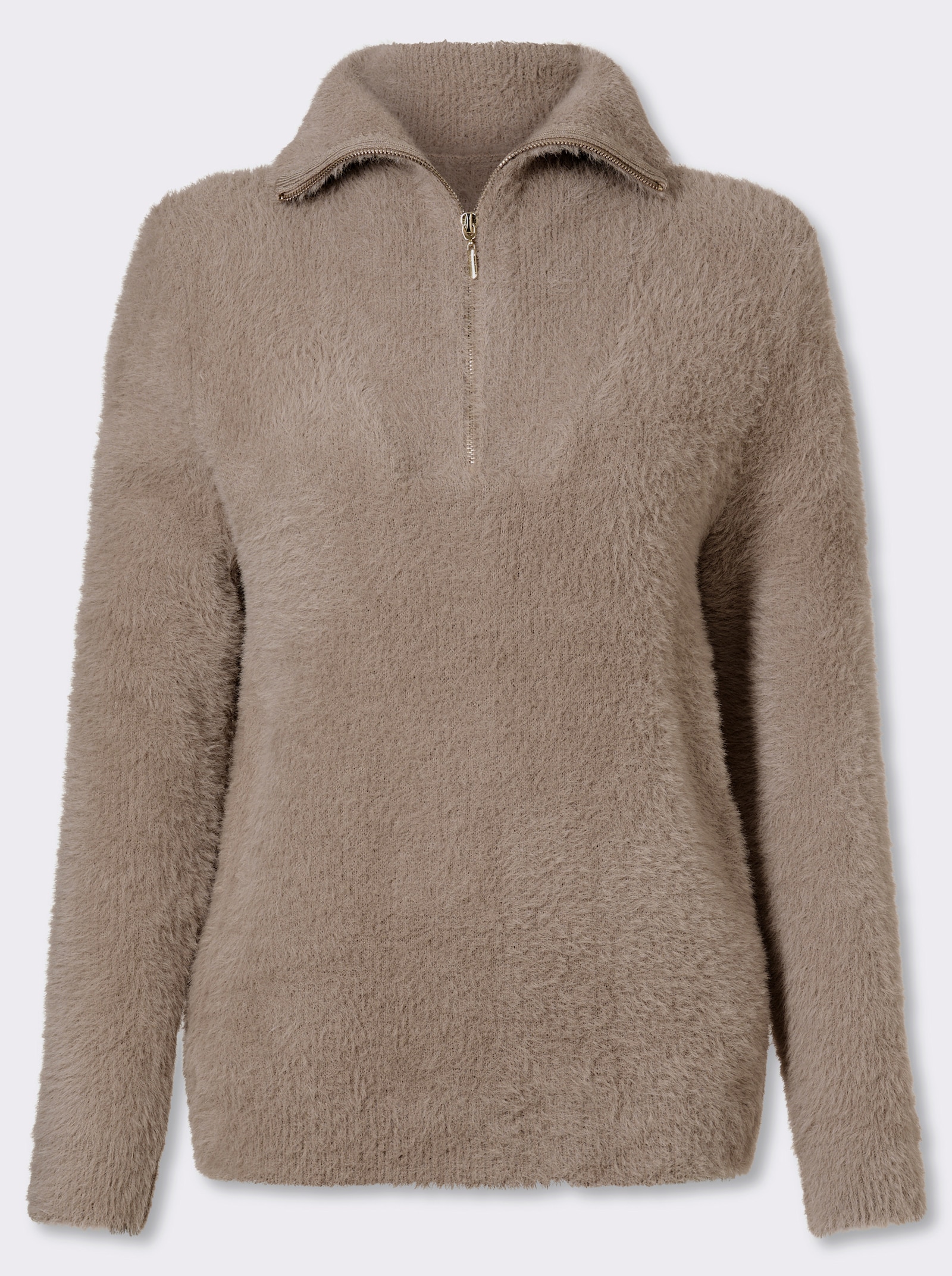 heine Troyer aus Flauschgarn - sesam