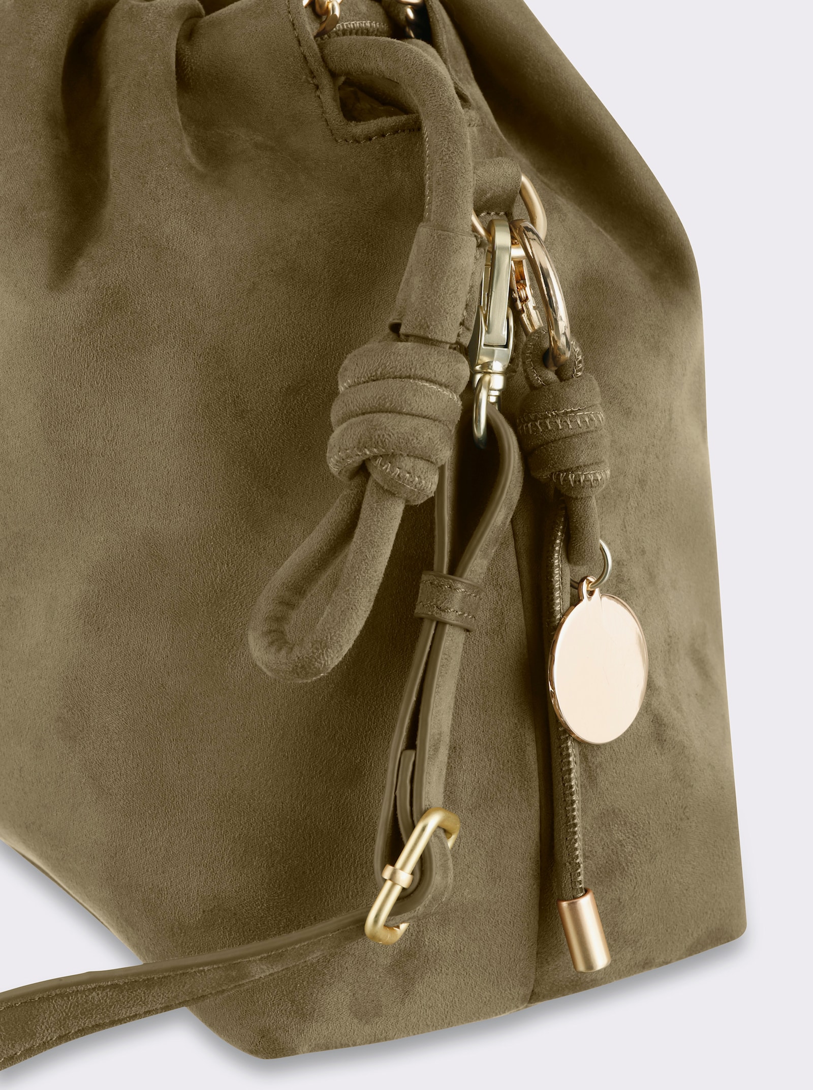 heine Handtasche in Beutelform - khaki