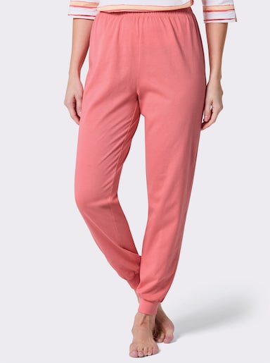 wäschepur Schlafanzughose mit Rundum-Dehnbund - flamingo