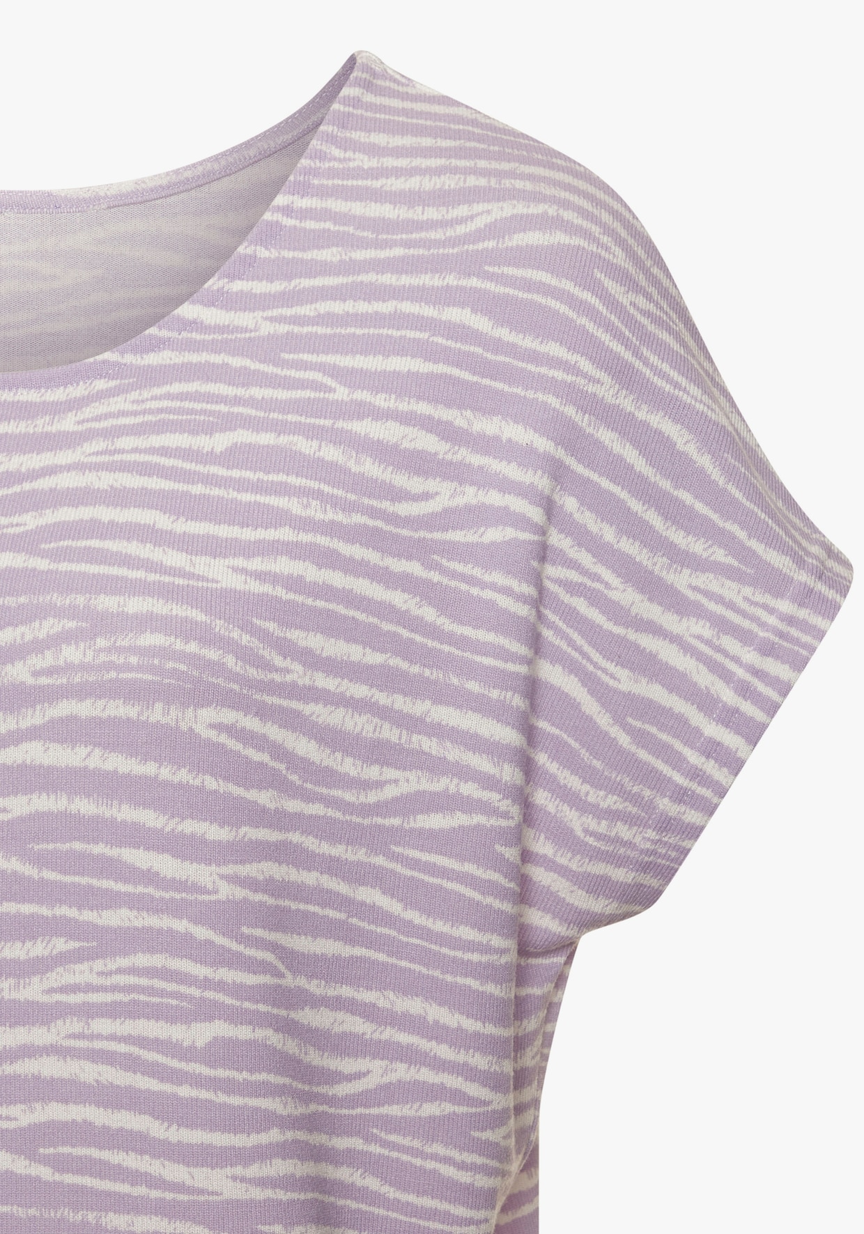 LASCANA Shirt met korte mouwen - paars
