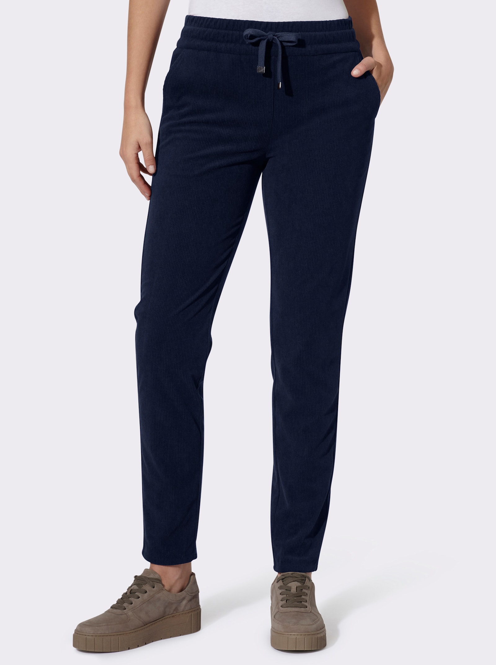 heine Cordhose mit Dehnbund - marine